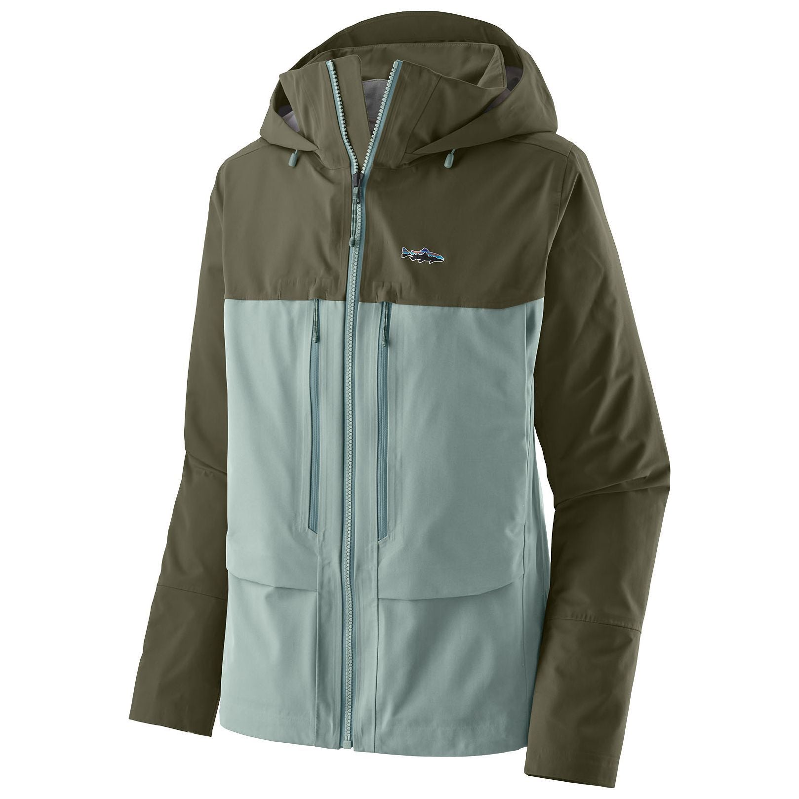 Patagonia Women's Swiftcurrent Wading Jacket Thermal Blue Image 01