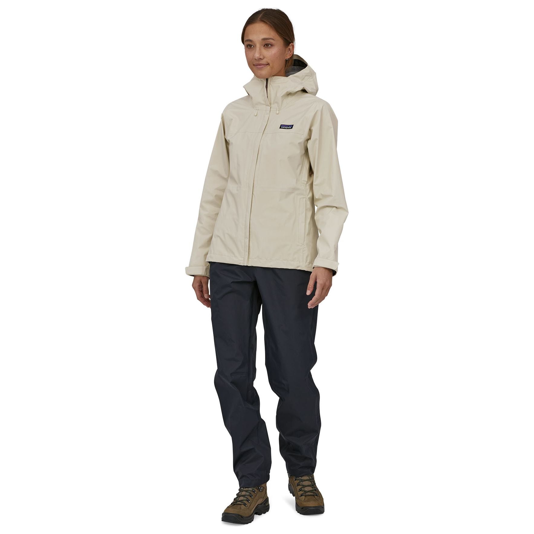 Patagonia Women's Torrentshell 3L Rain Jacket Wool White Image 02