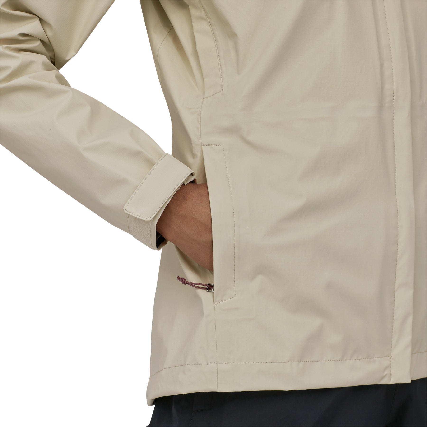Patagonia Women's Torrentshell 3L Rain Jacket Wool White Image 11