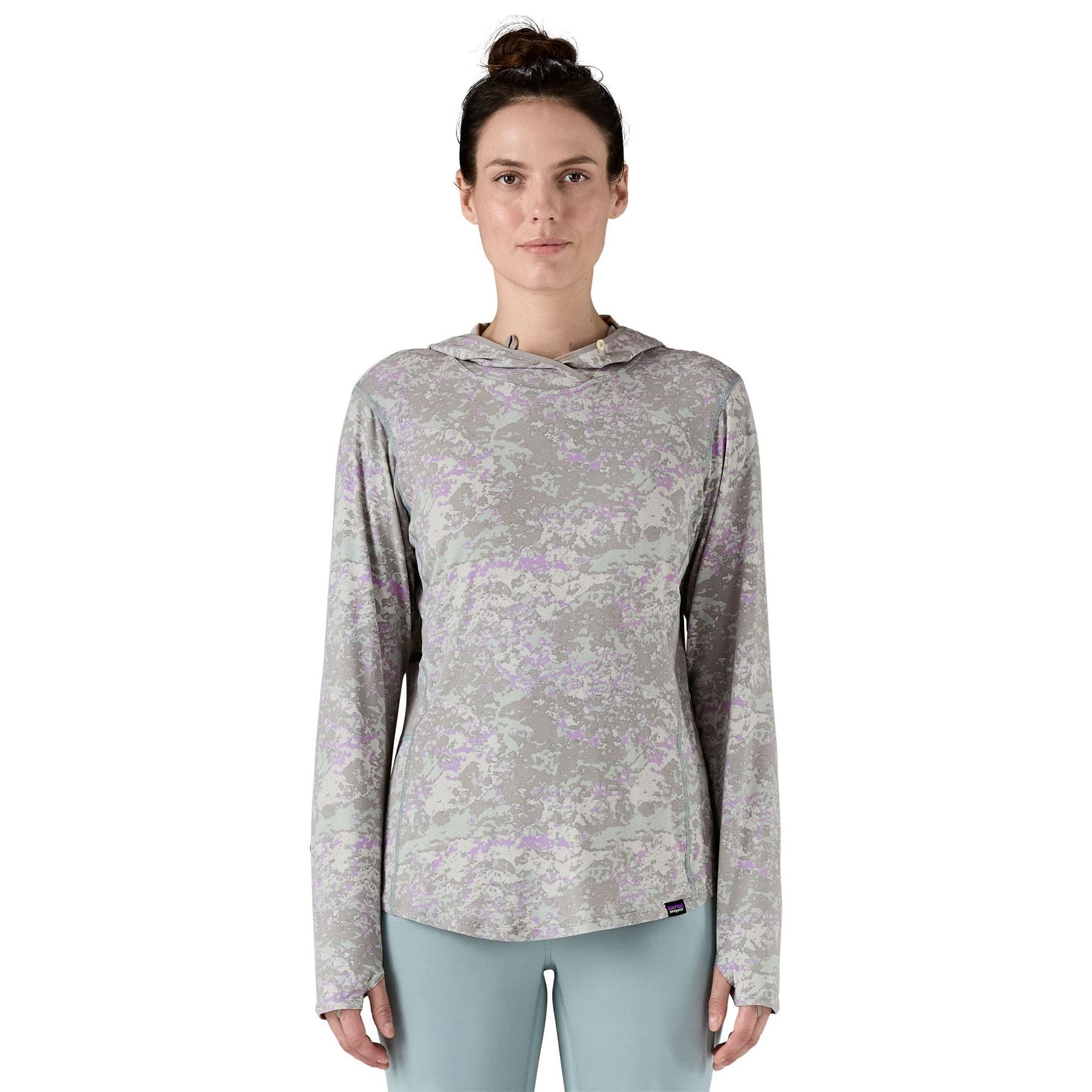 Patagonia Women's Tropic Comfort Natural Hoody Rock Wash: Thermal Blue Image 02