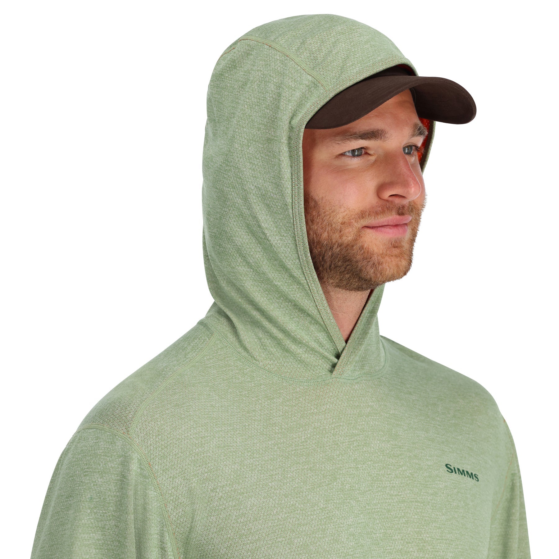 Simms BugStopper Hoody Field Heather Image 04