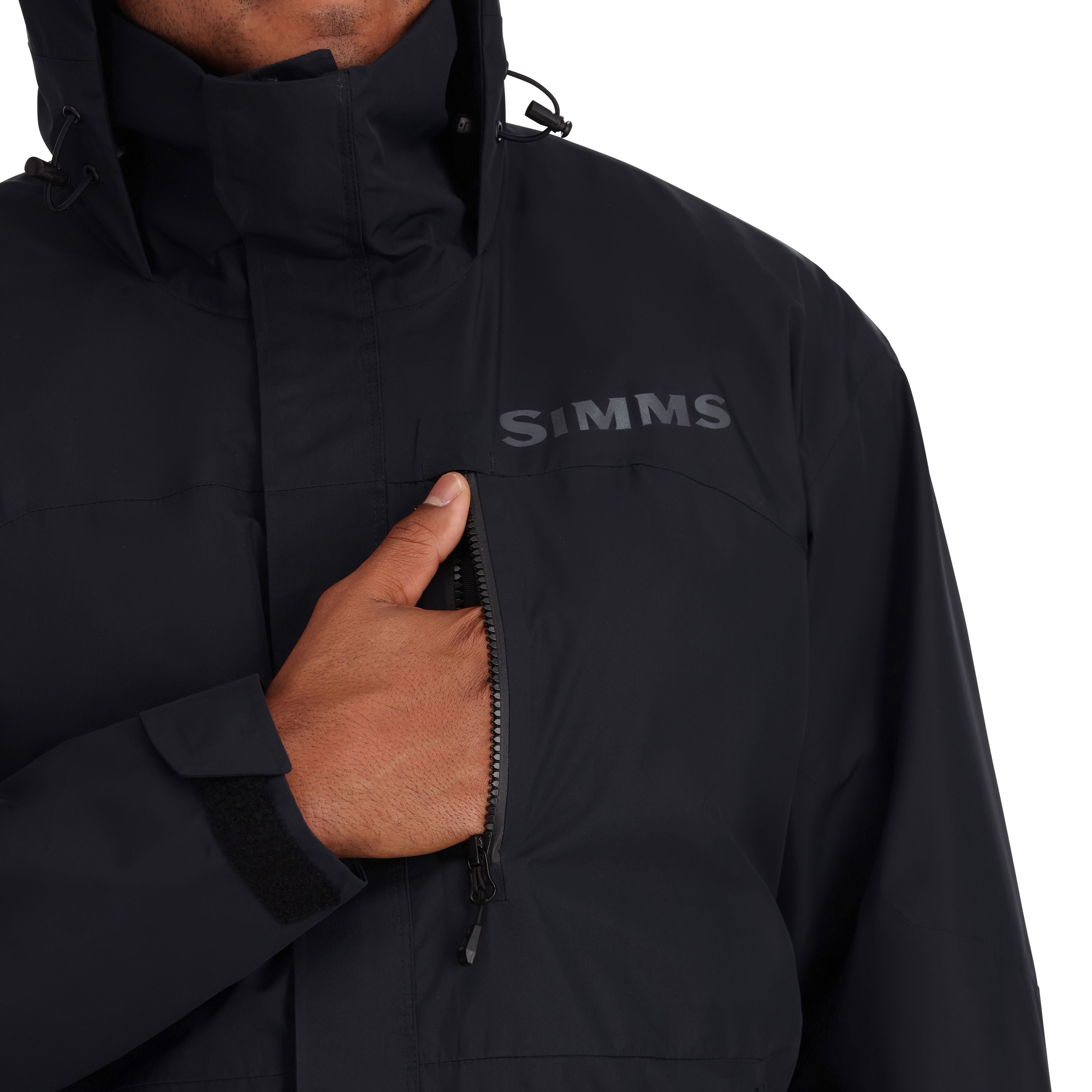 Simms Men's Challenger Jacket Black Image 06