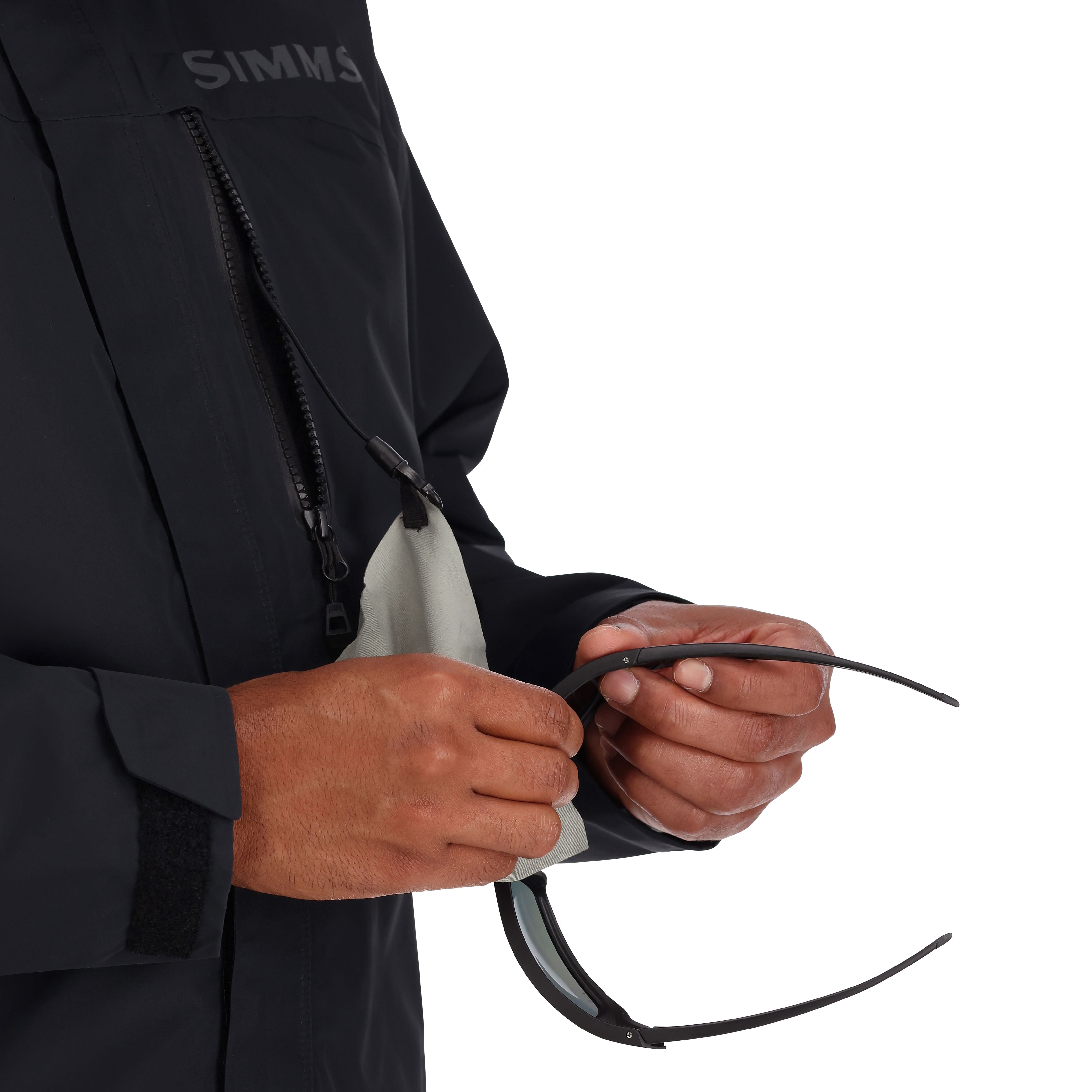 Simms Men's Challenger Jacket Black Image 07