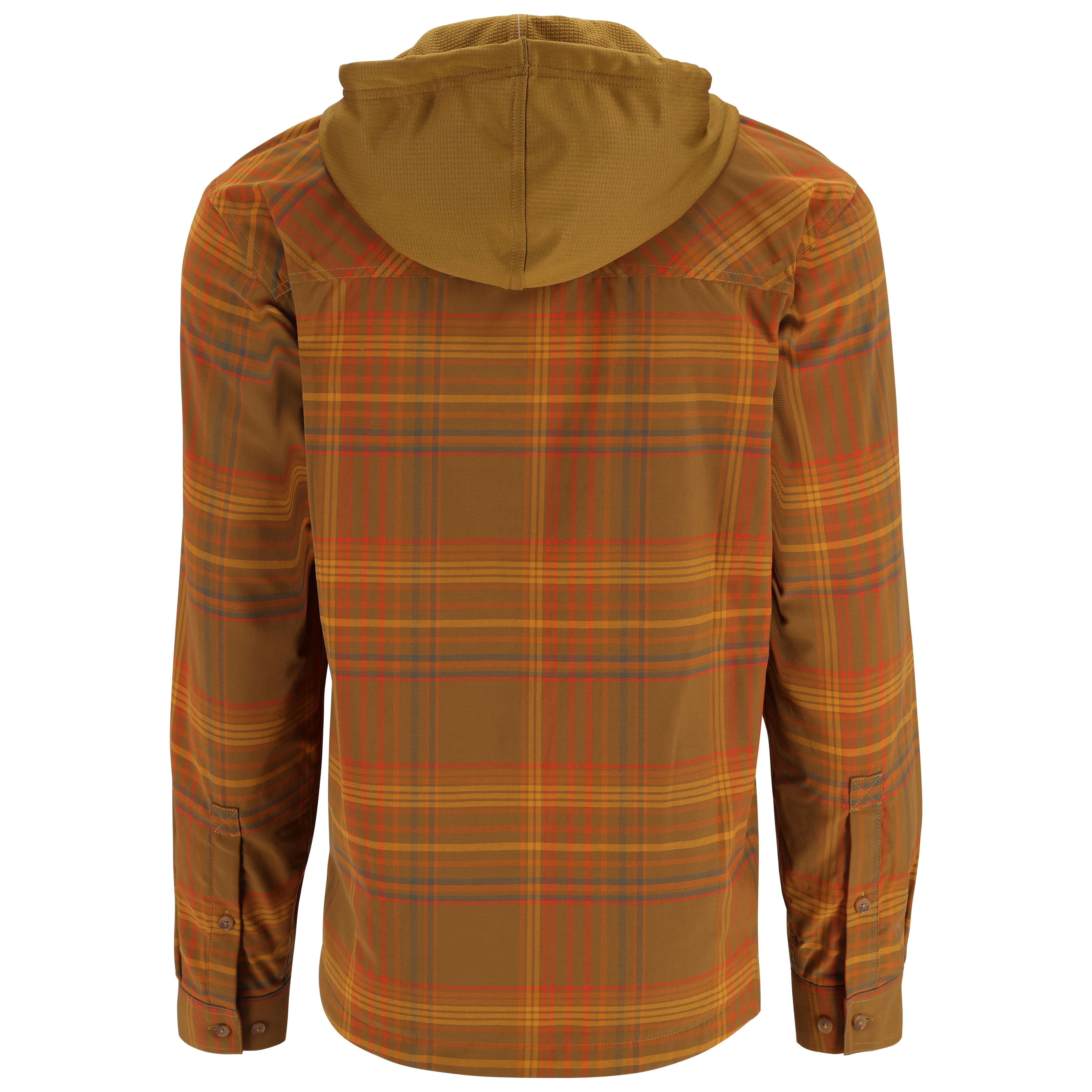 Simms Coldweather Hoody Bronzeback Neo Plaid Image 02