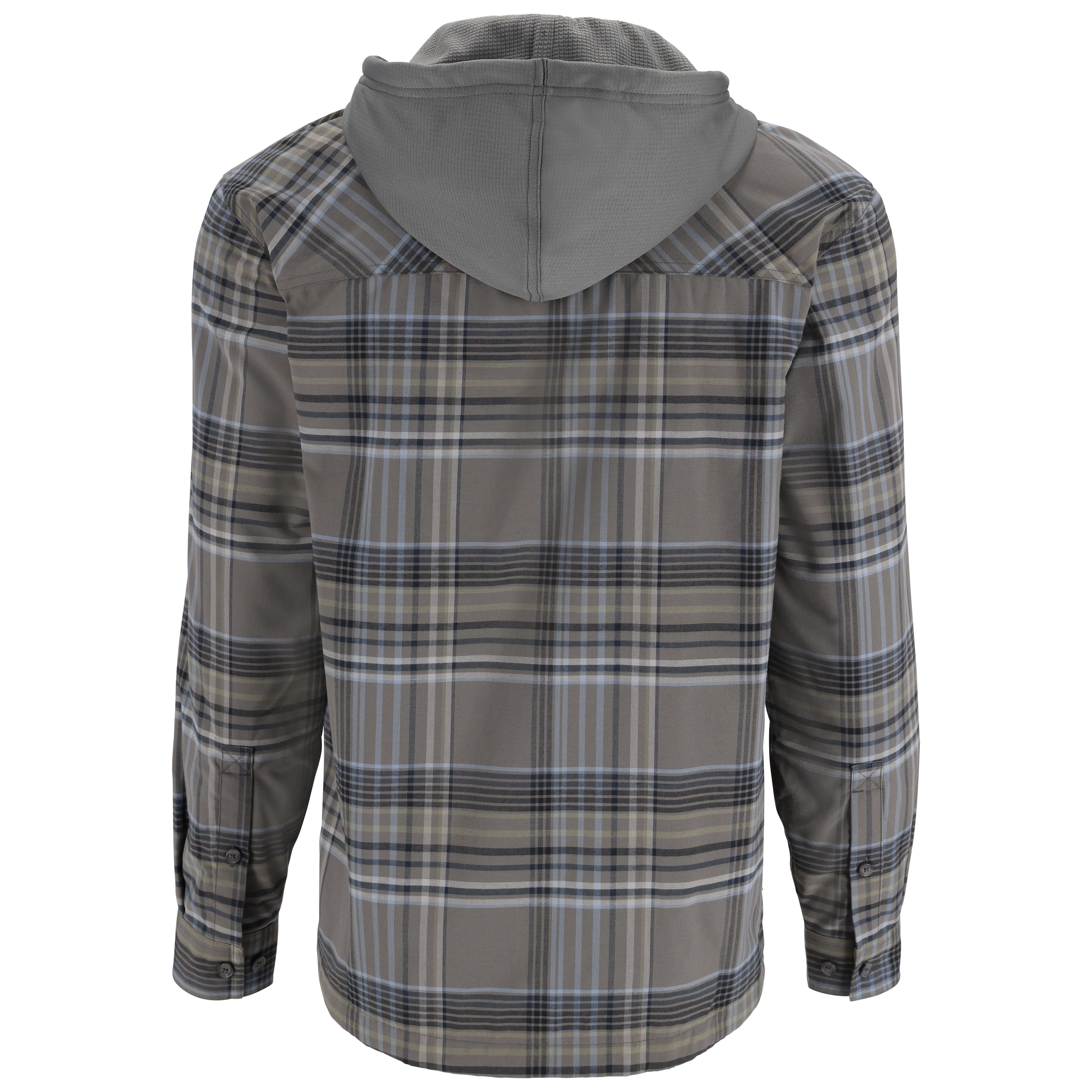 Simms Coldweather Hoody Gunmetal Neo Plaid Image 02