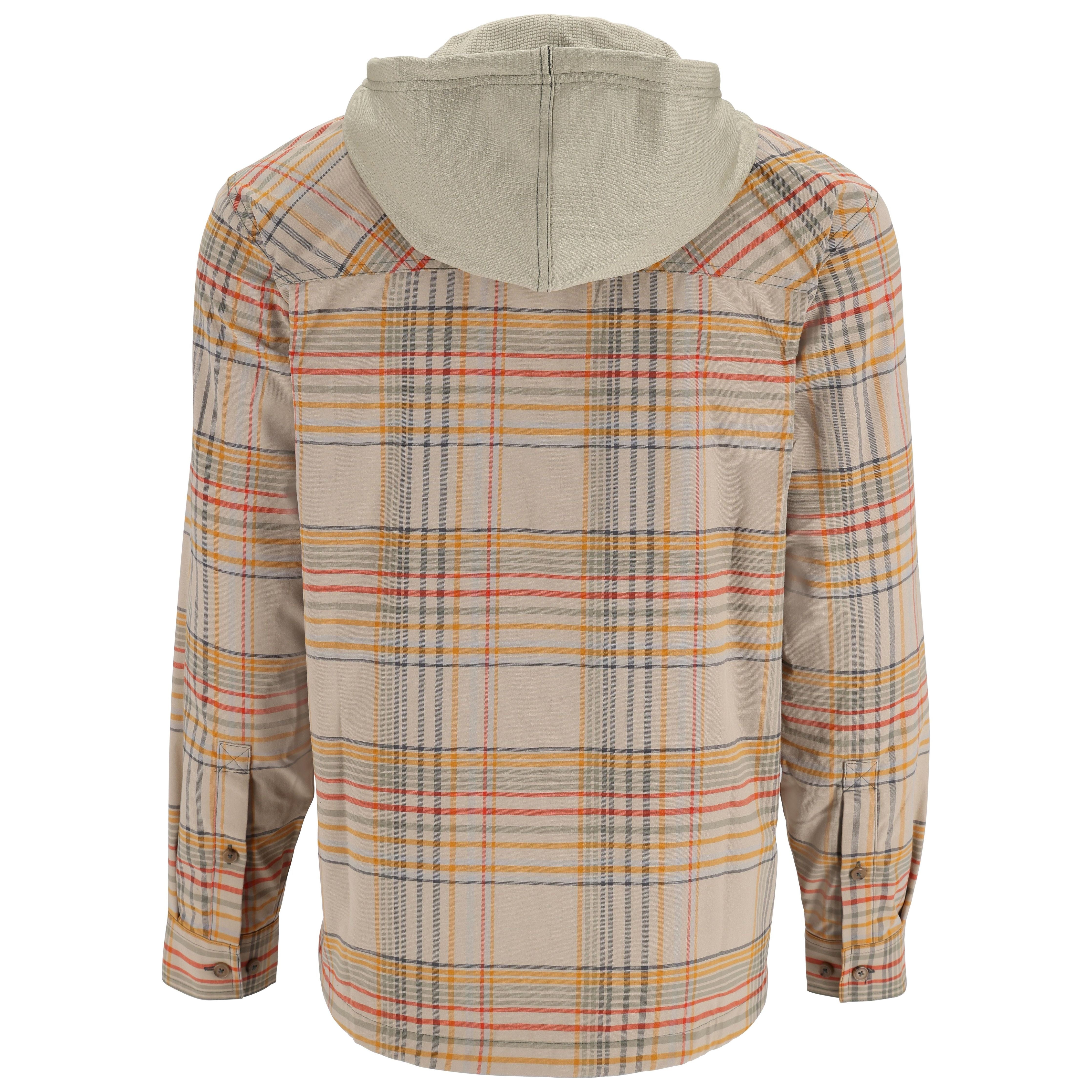 Simms Coldweather Hoody Stone Neo Plaid Image 02