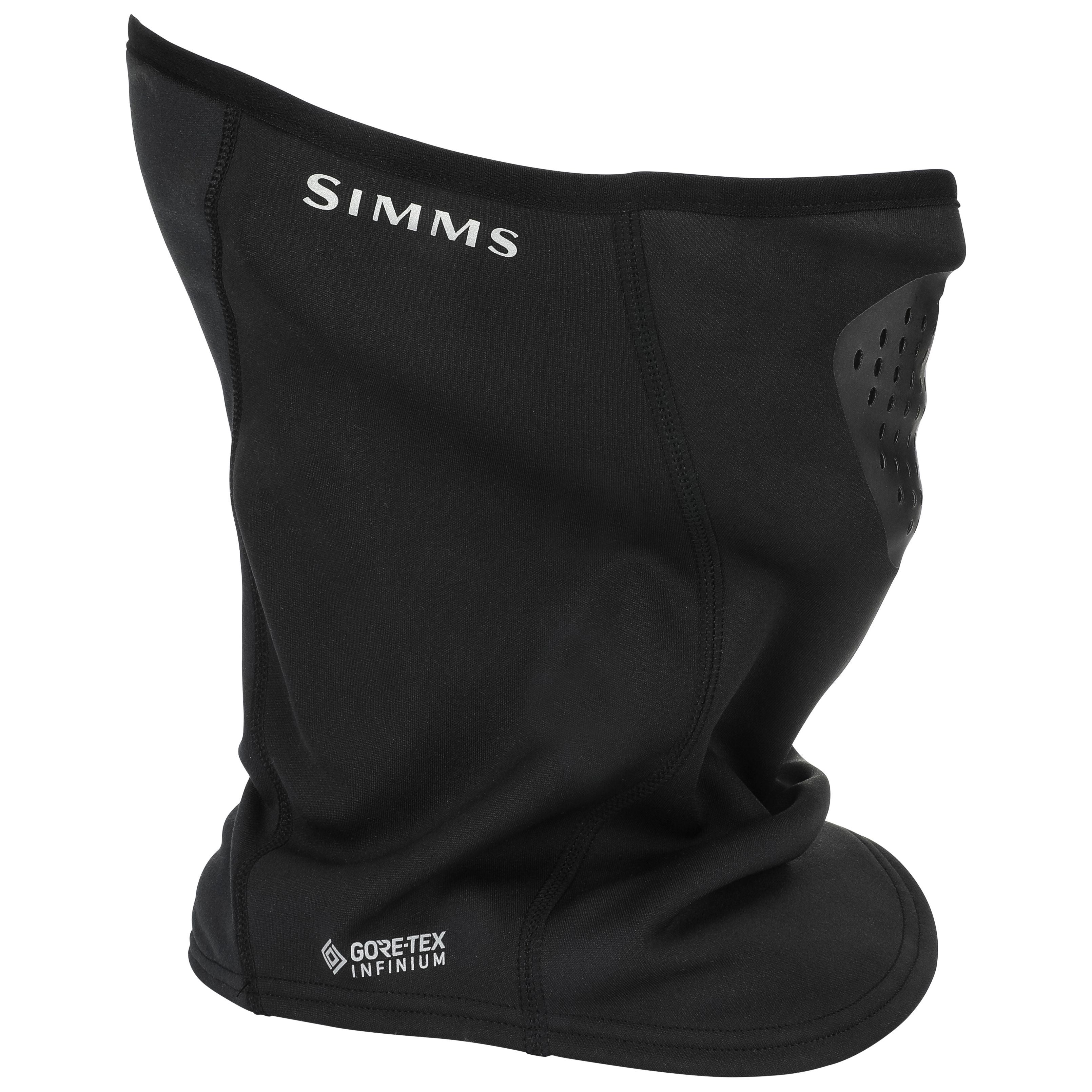 Simms GORE-TEX INFINIUM Neck Gaiter Black Image 1