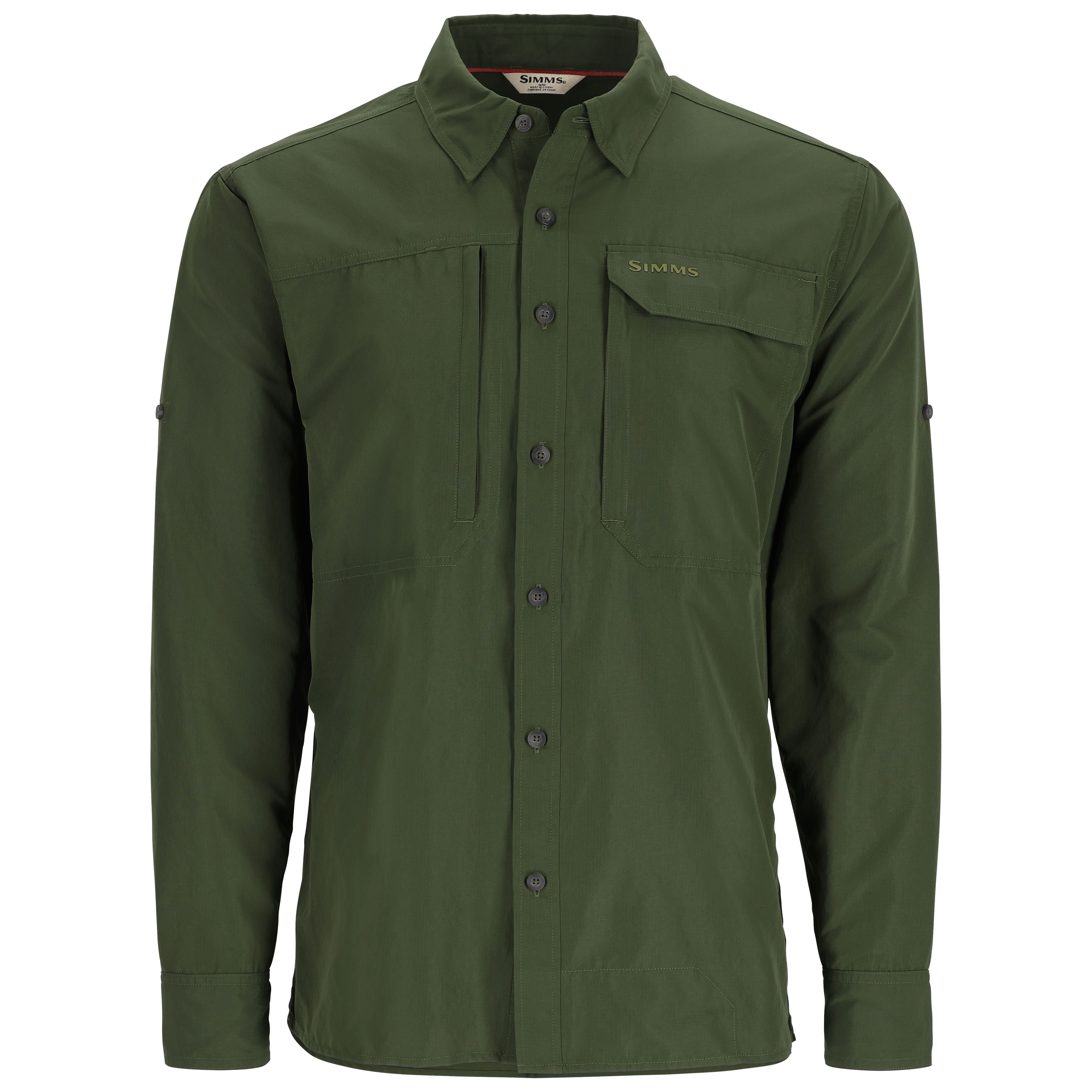 Simms Guide Shirt Riffle Green Image 01