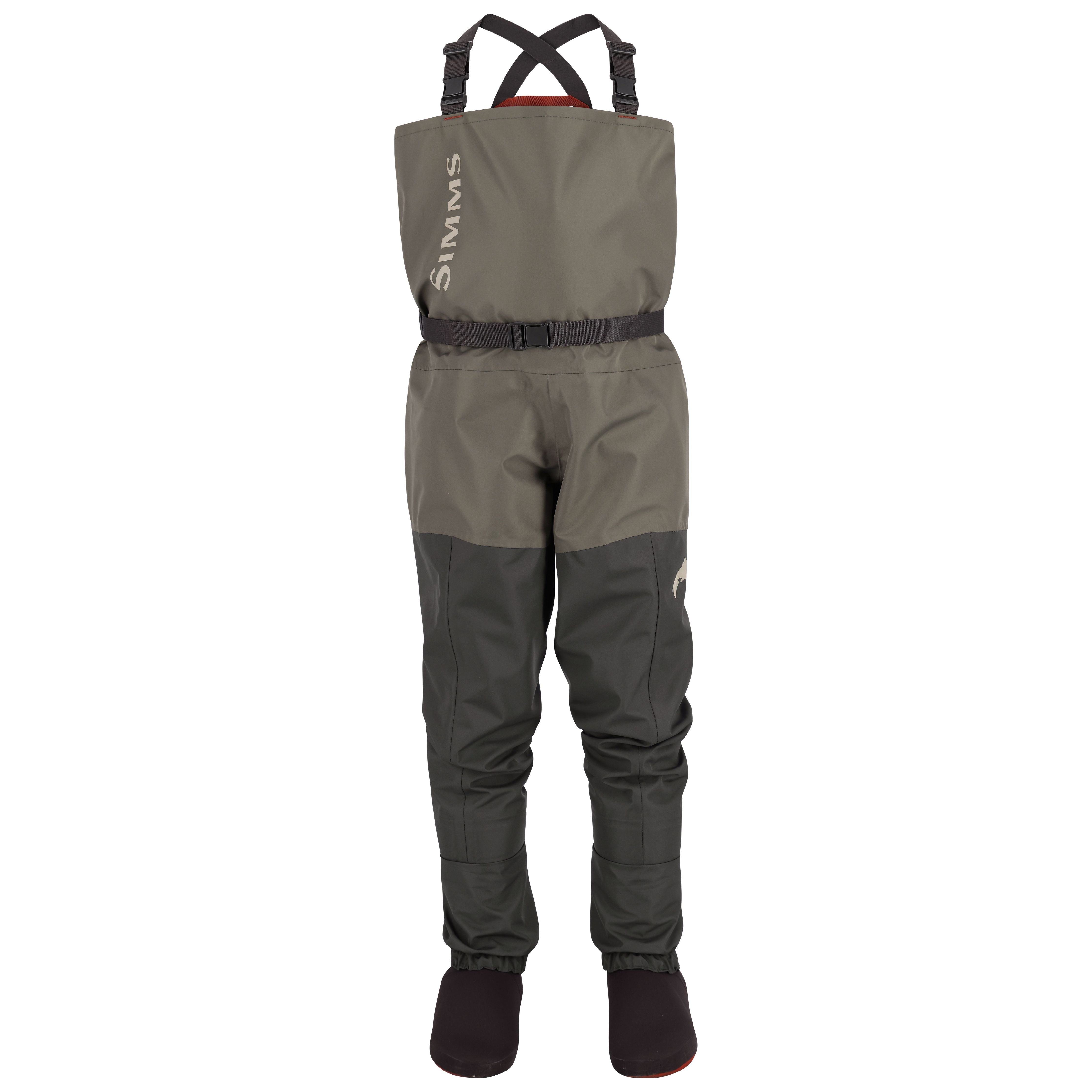 Simms Kid's Tributary Stockingfoot Waders Basalt Image 01
