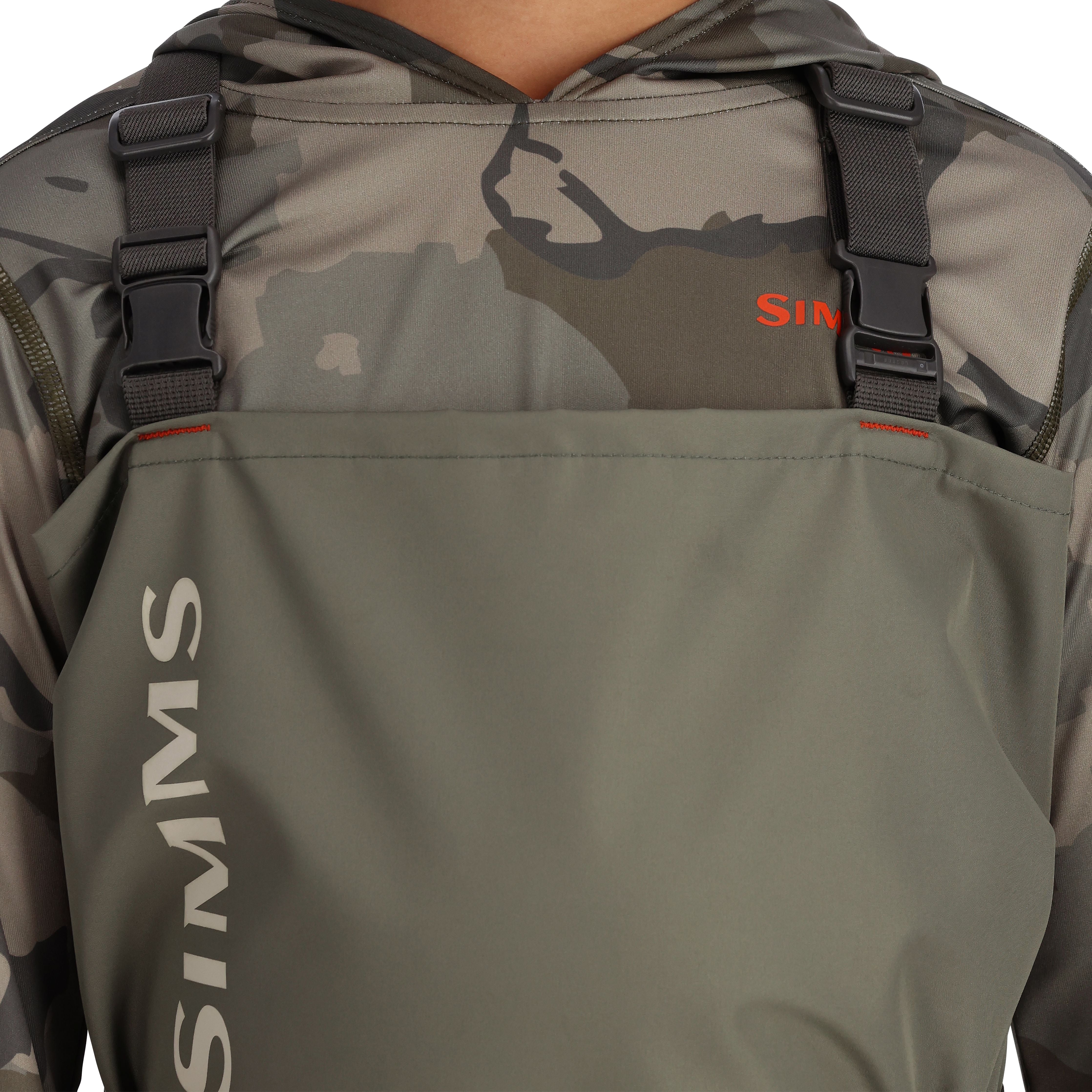 Simms Kid's Tributary Stockingfoot Waders Basalt Image 04