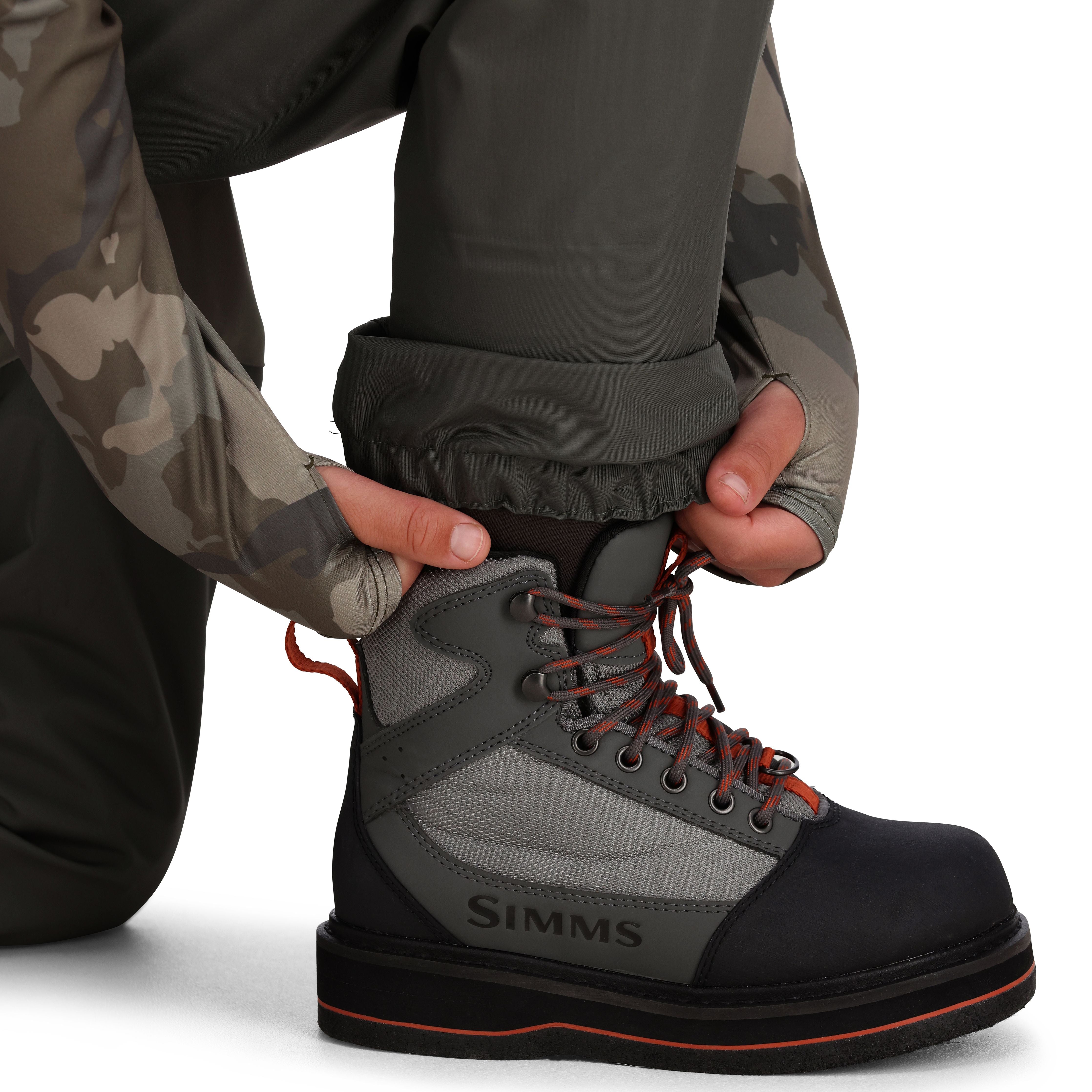 Simms Kid's Tributary Stockingfoot Waders Basalt Image 08