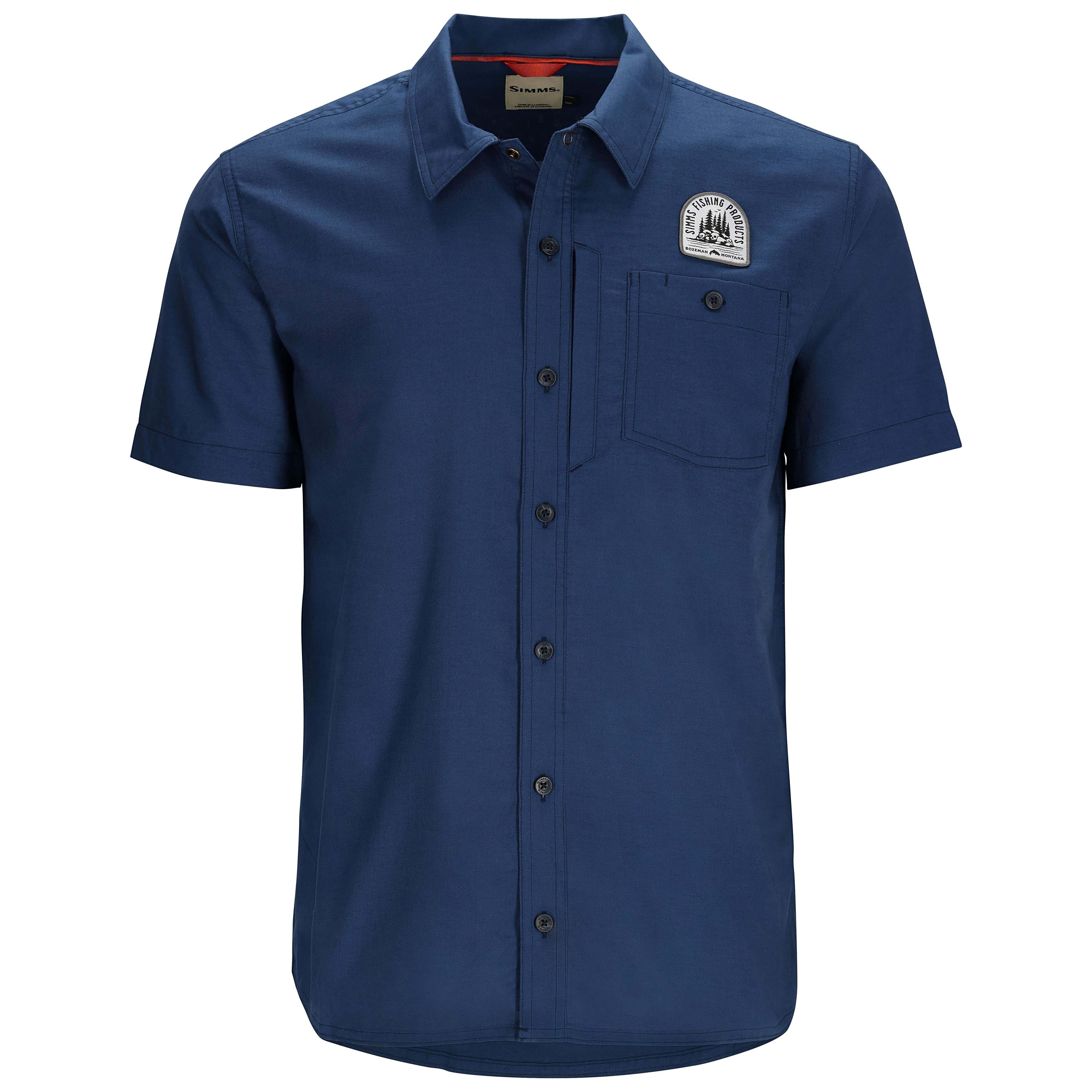 Simms Shop Shirt Navy 2 Image 01