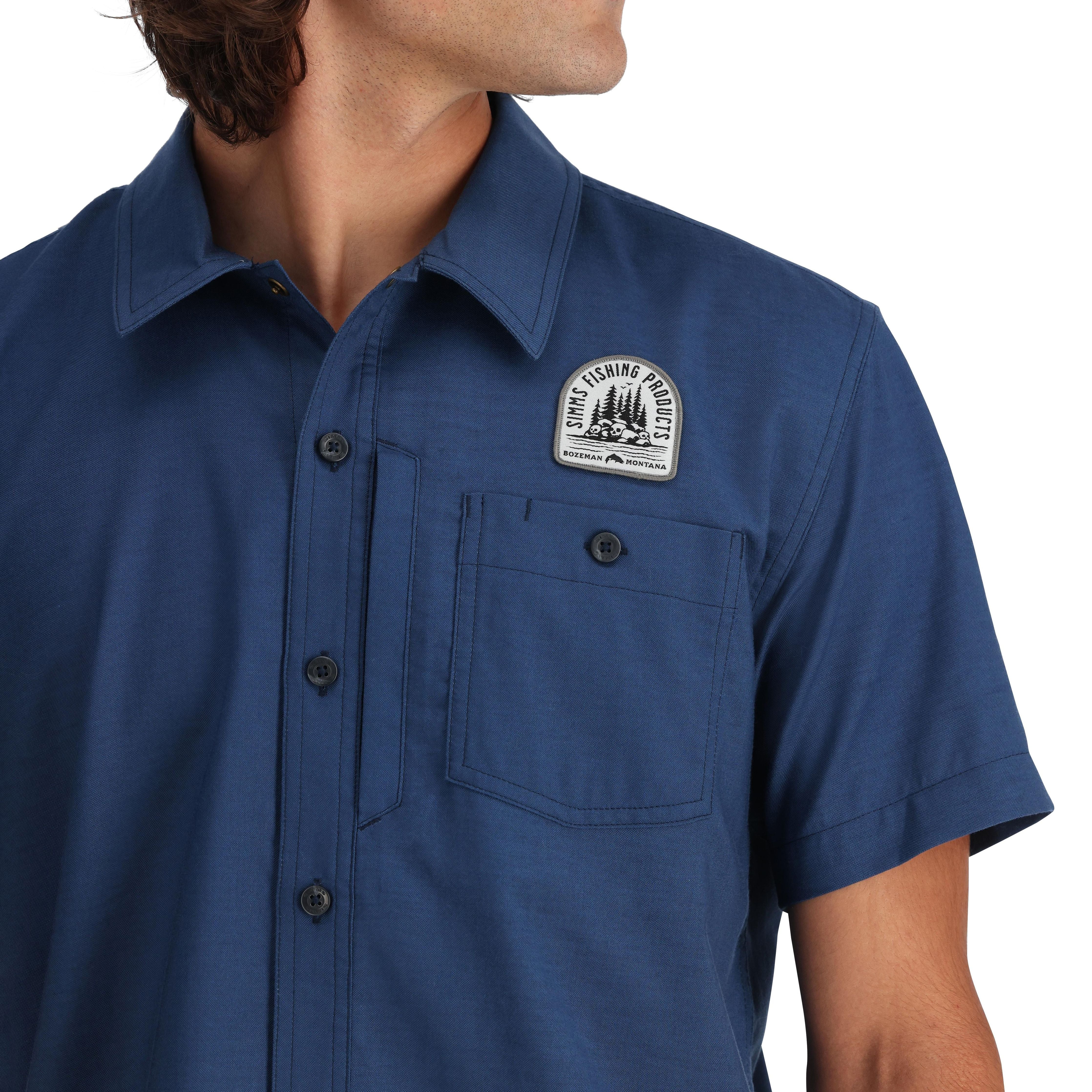 Simms Shop Shirt Navy 2 Image 04