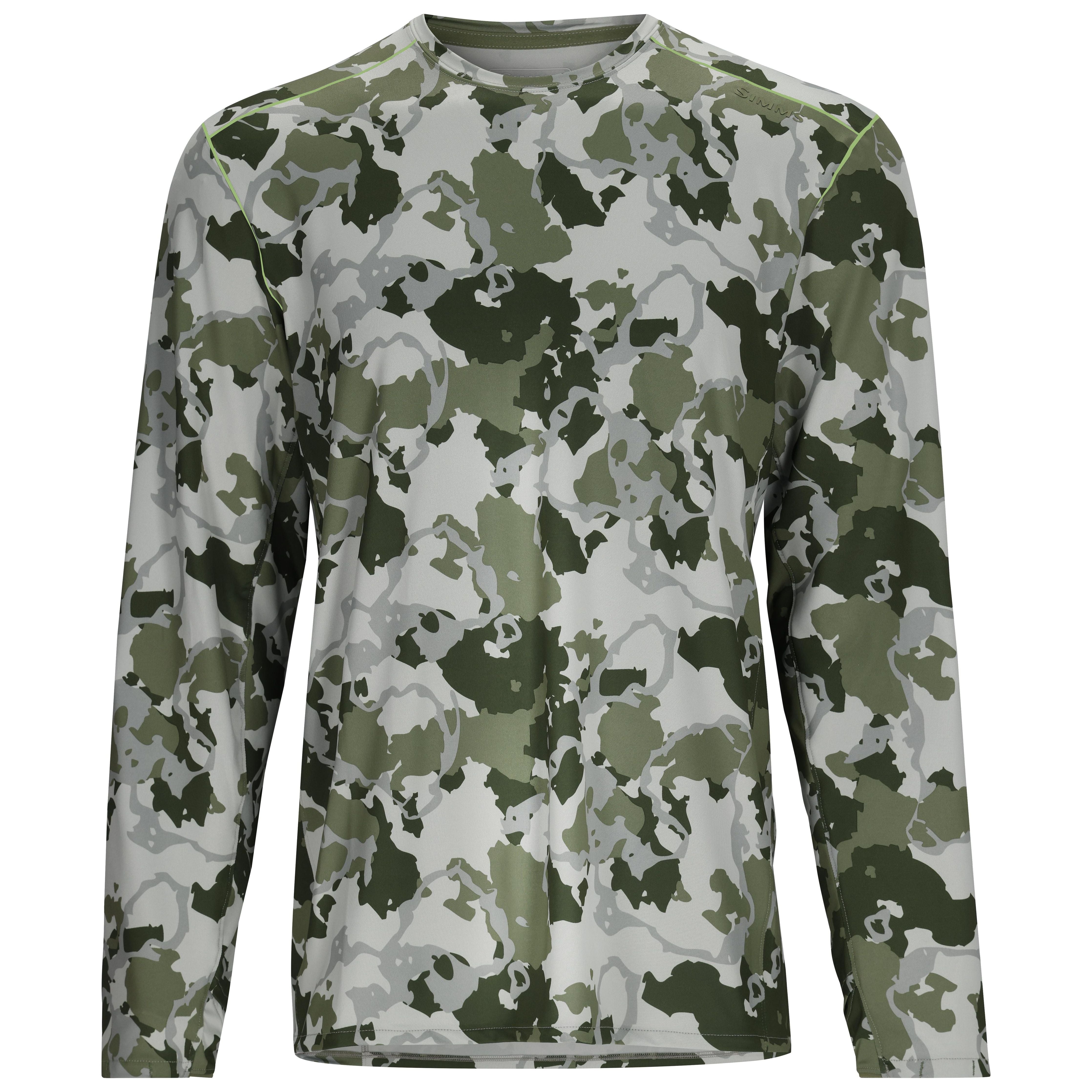 Simms SolarFlex Crew Regiment Camo Clover Image 01