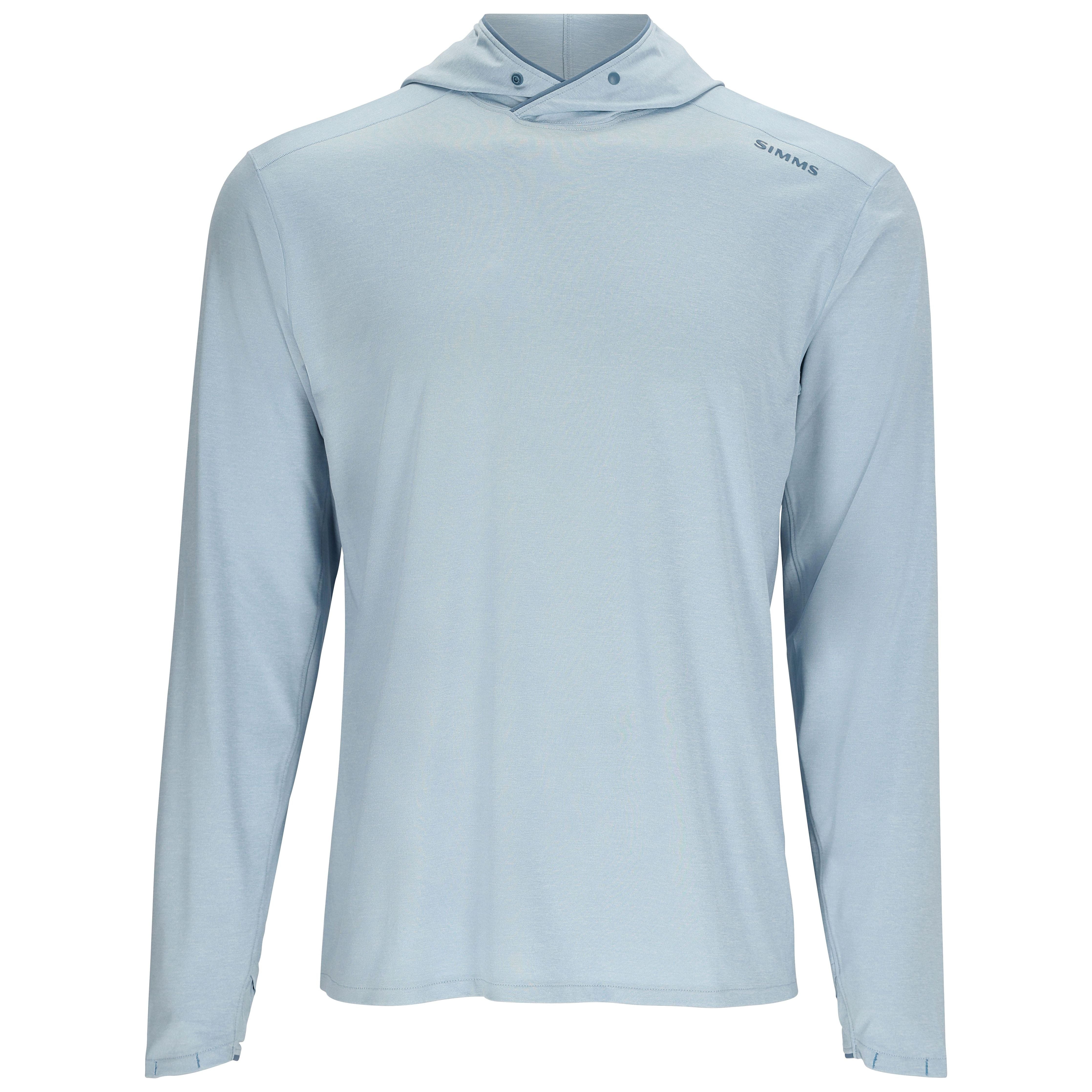 Simms SolarFlex Hoody Steel Blue Heather Image 01