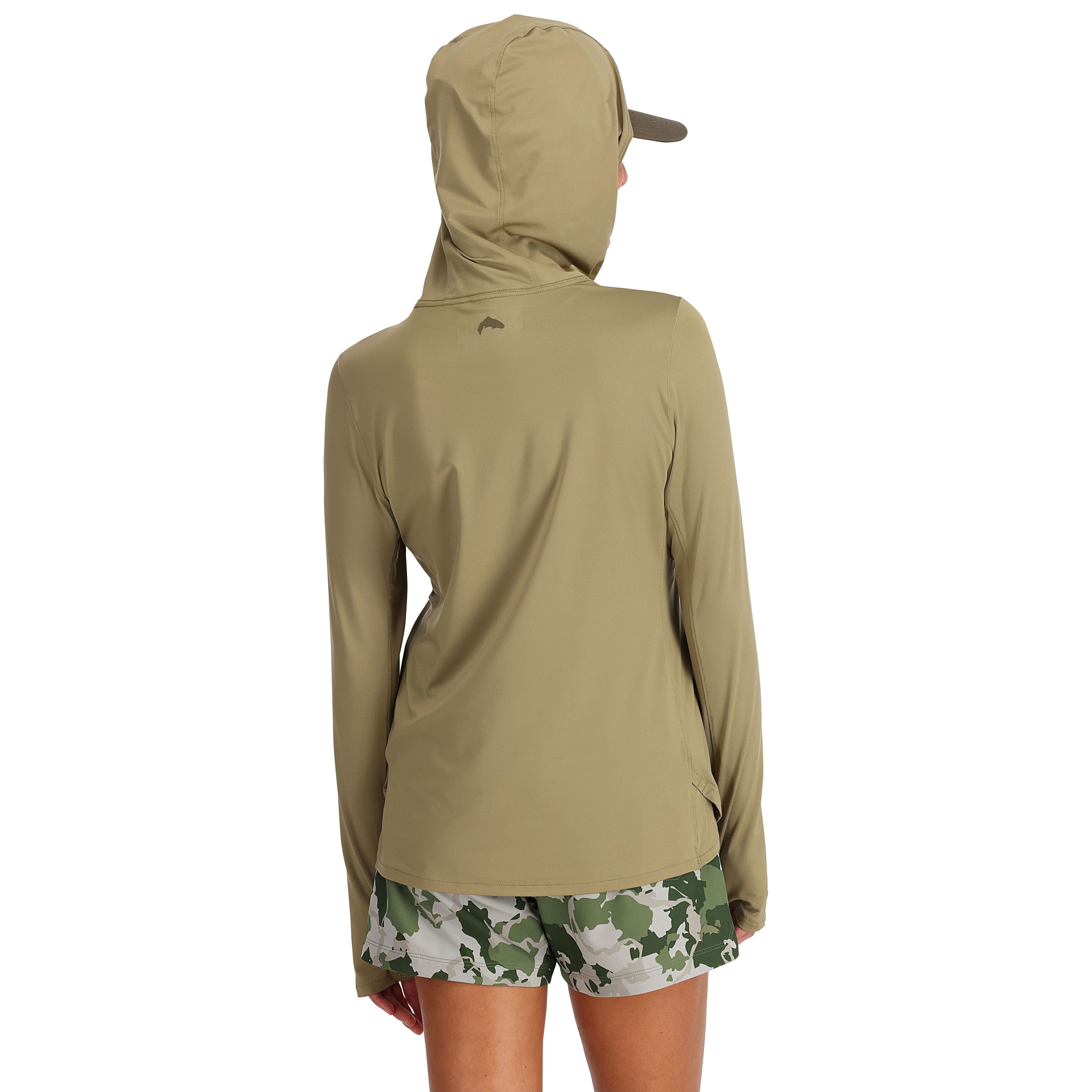Simms Women's BugStopper SolarFlex Hoody Bay Leaf Image 03