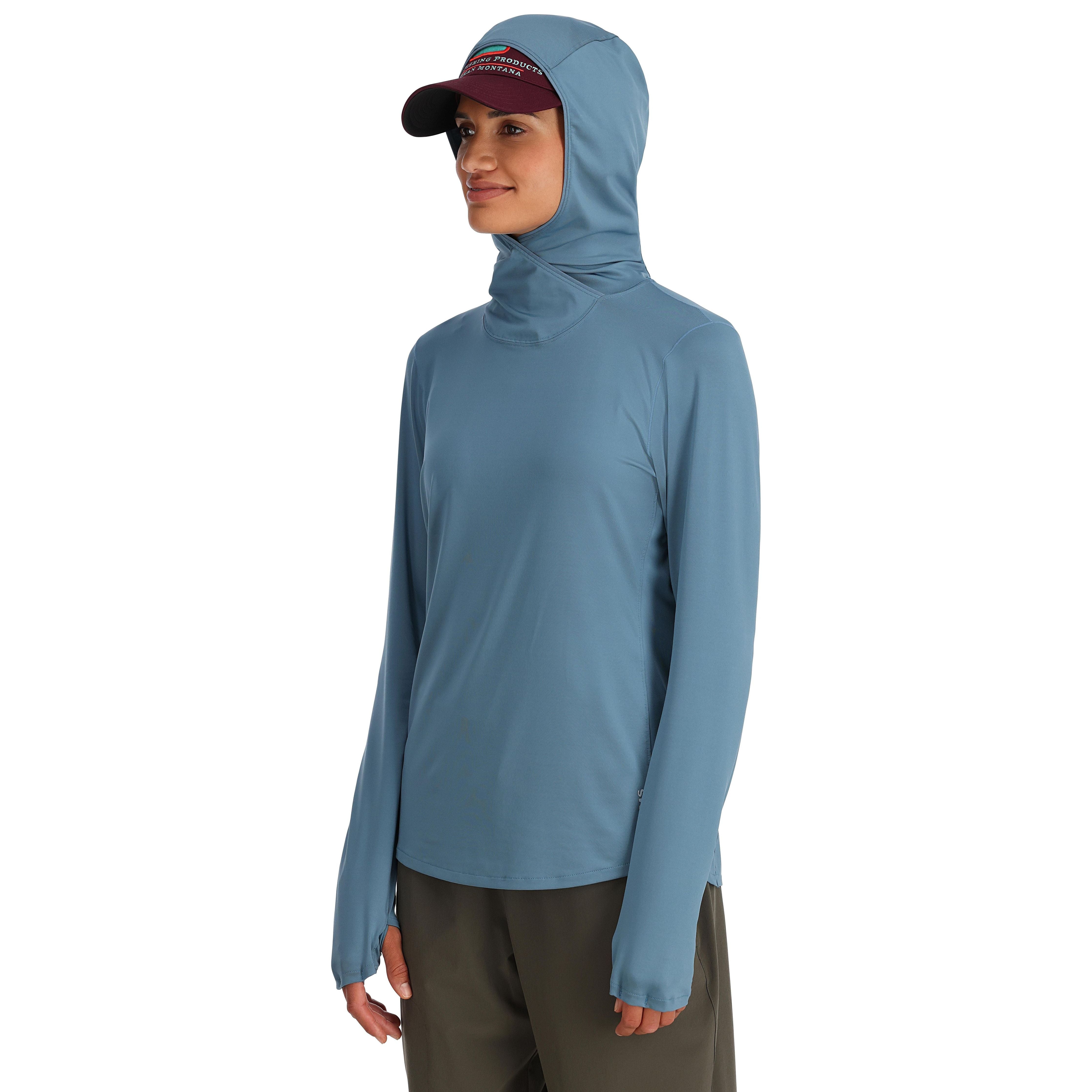 Simms Women's BugStopper SolarFlex Hoody Neptune Image 04