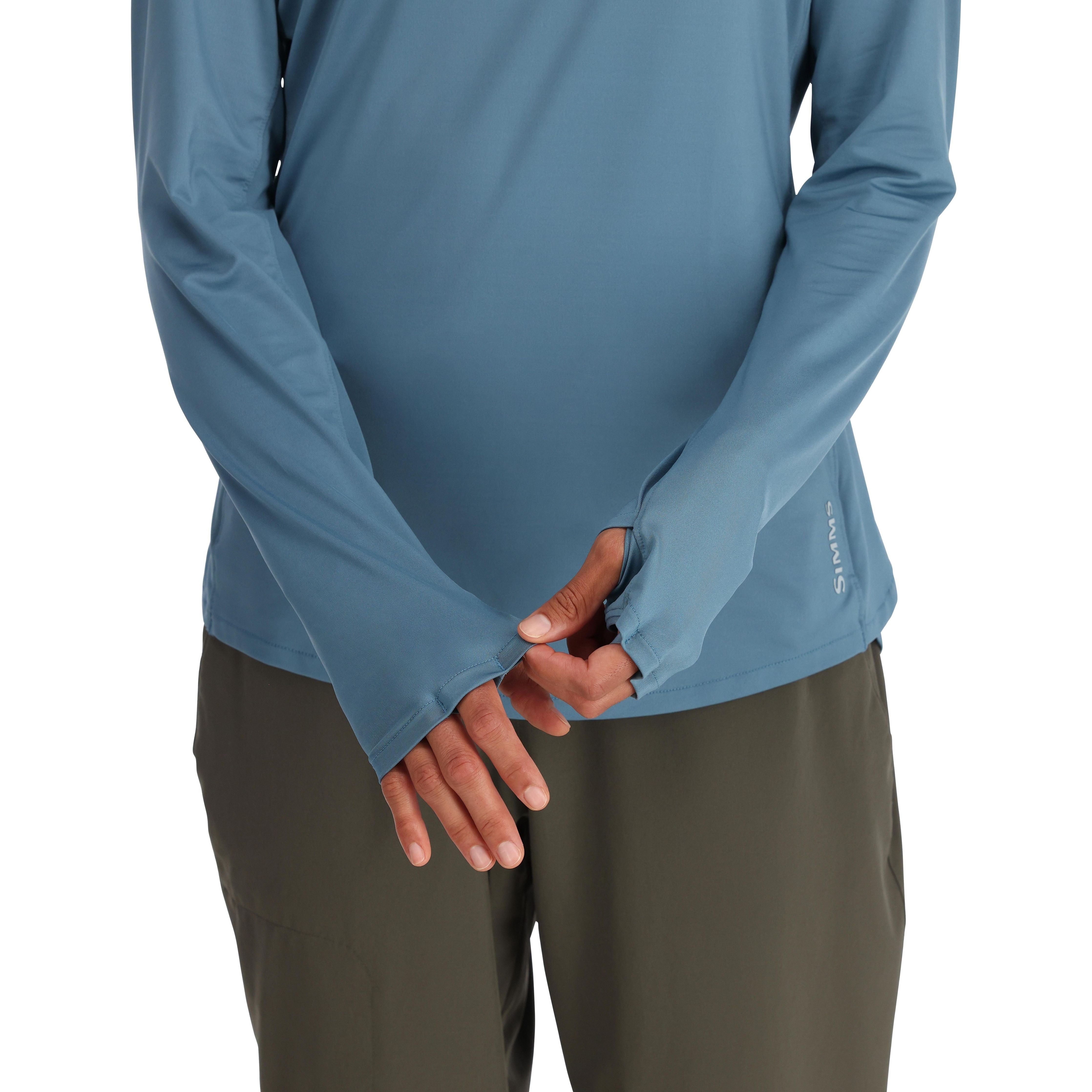 Simms Women's BugStopper SolarFlex Hoody Neptune Image 06
