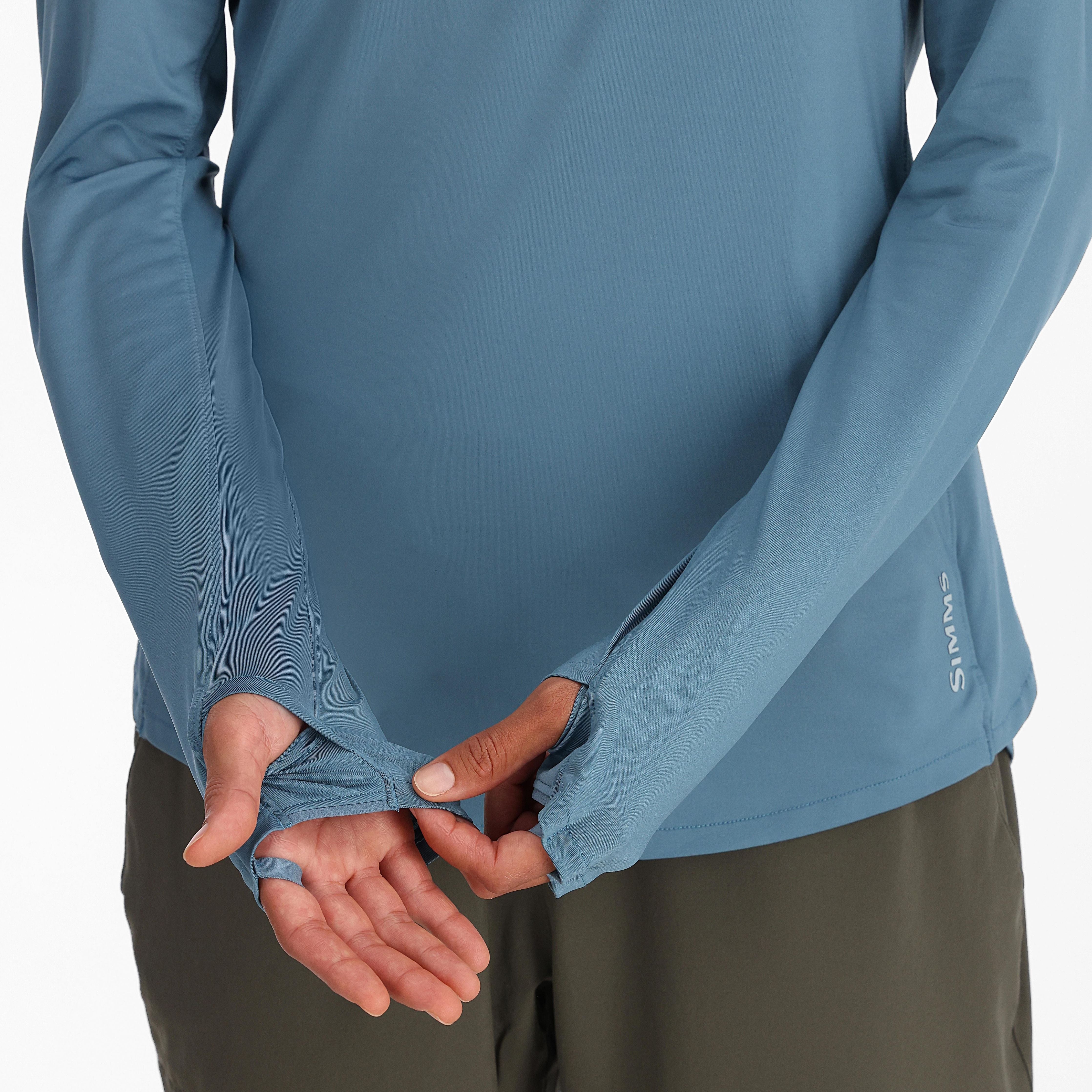 Simms Women's BugStopper SolarFlex Hoody Neptune Image 07