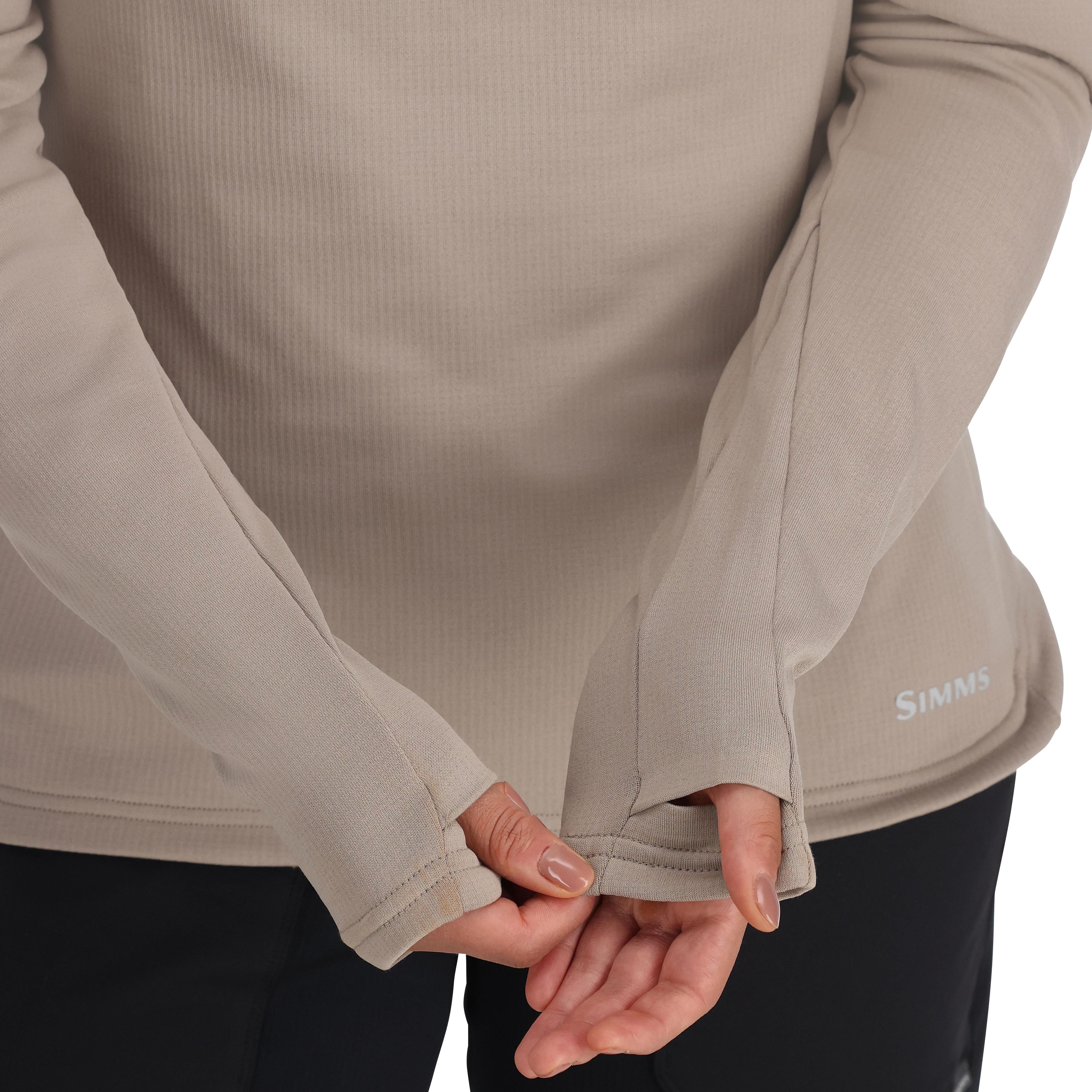 Simms Women's Heavyweight Baselayer Hoody Dolomite Image 06