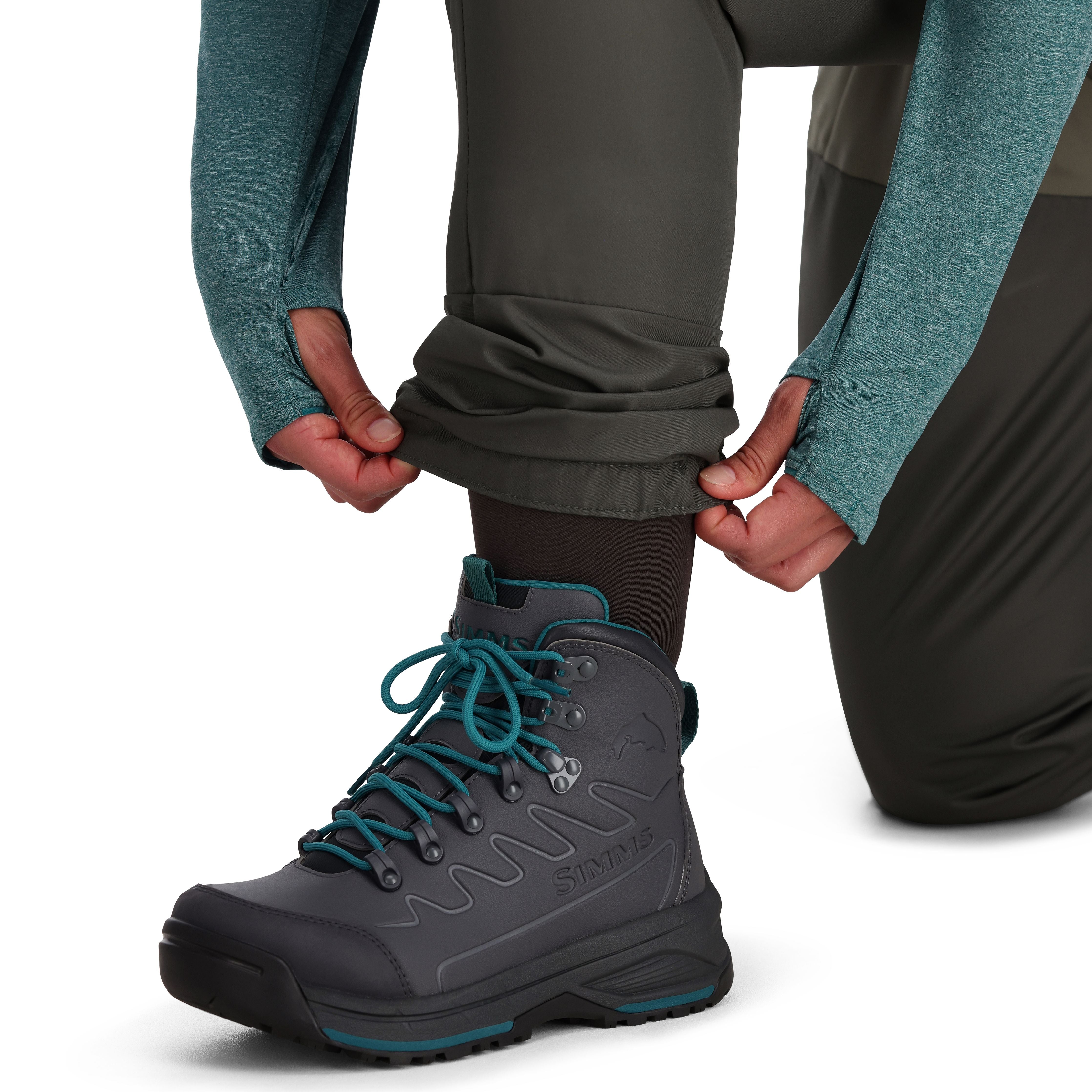 Simms Women's Tributary Stockingfoot Waders Basalt Image 07