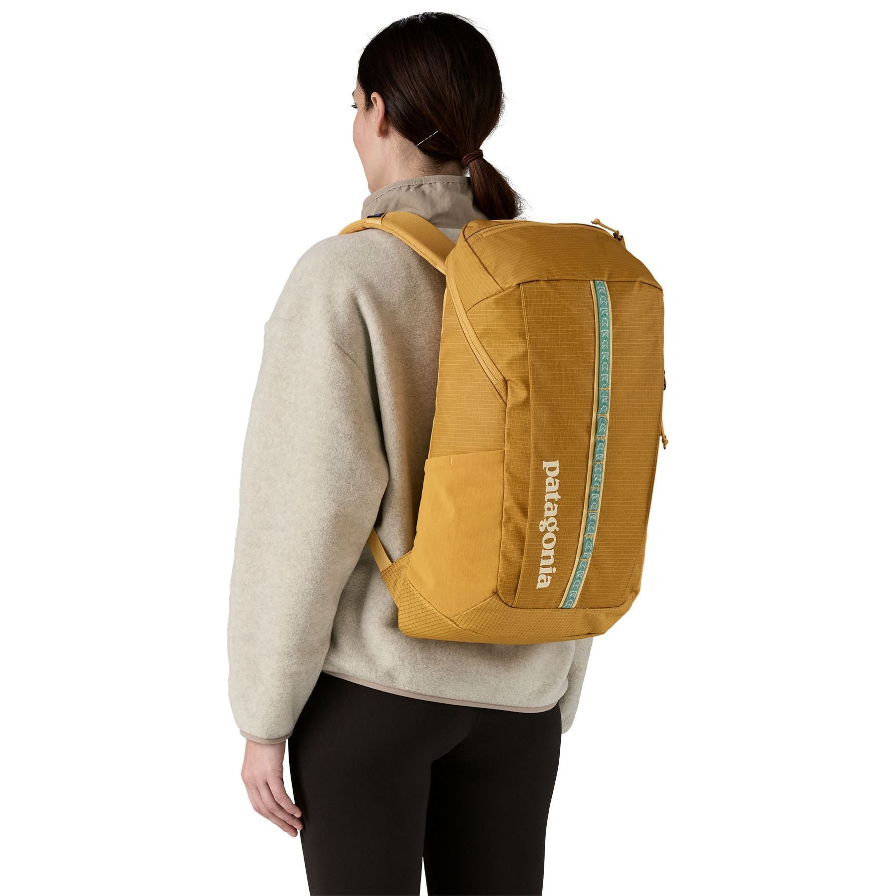 Patagonia Black Hole Pack 25L Pufferfish Gold with Beeswax Tan Image 03