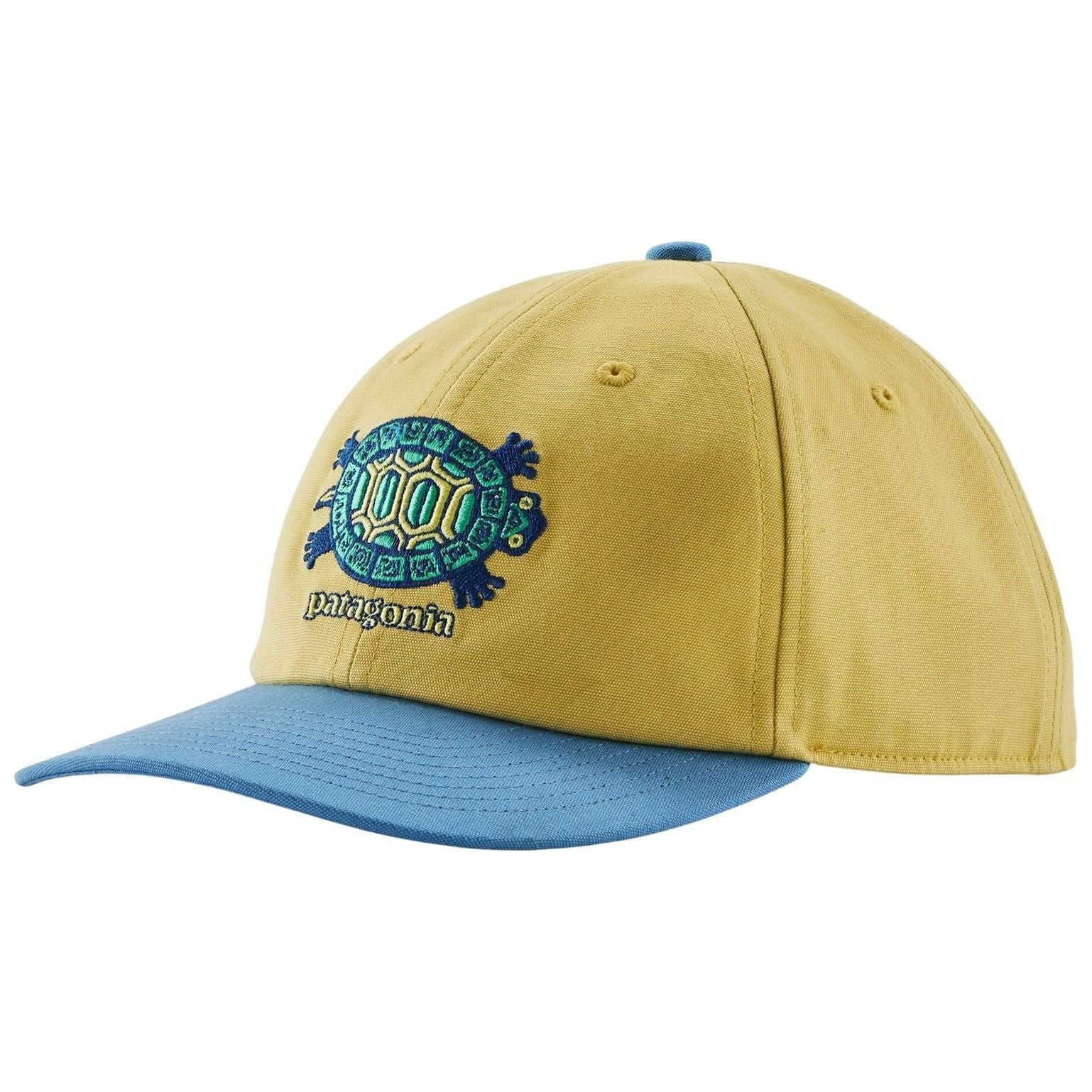 Patagonia Kid's Funhoggers Hat Island Turtle: Limestone Yellow