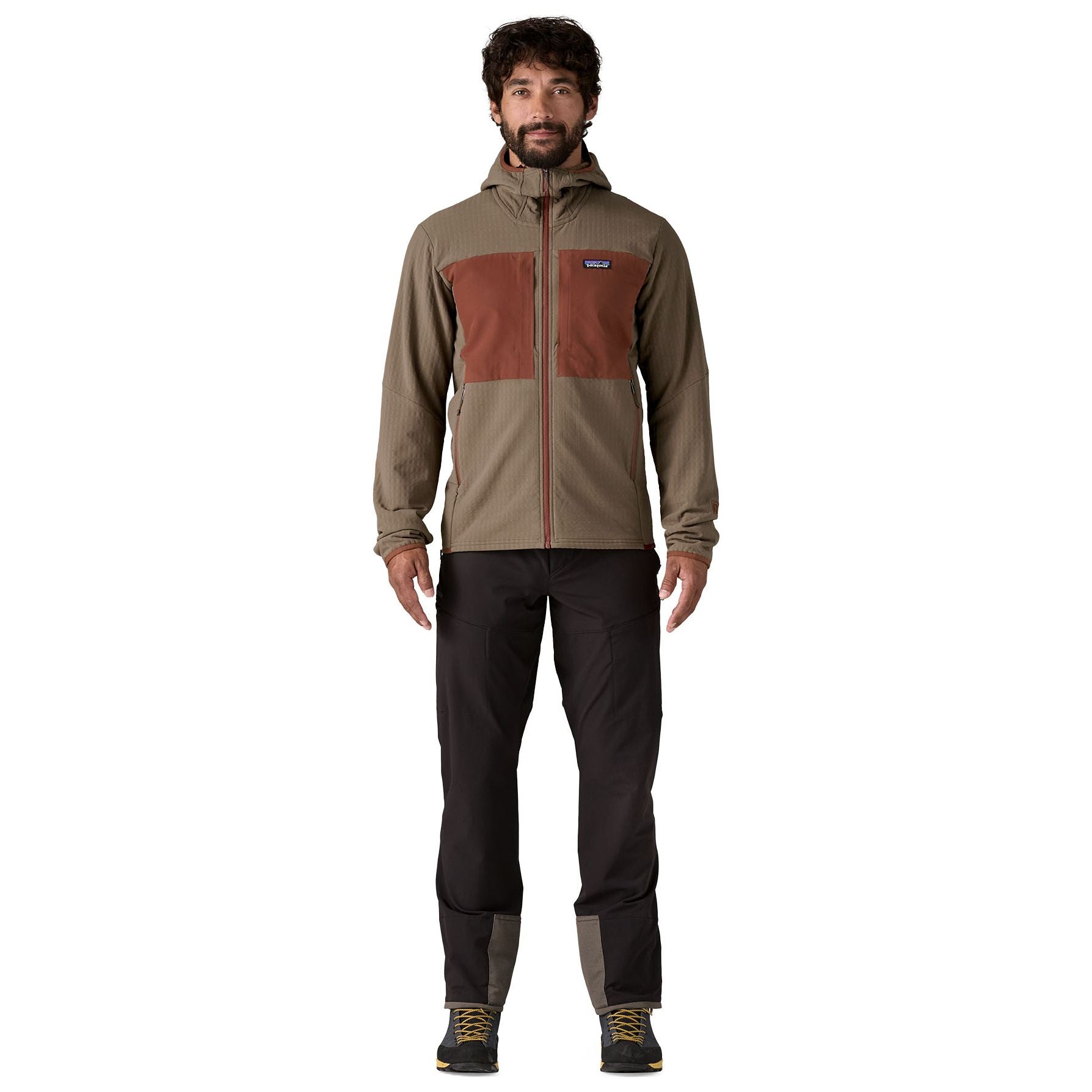Patagonia Men's R2 TechFace Hoody Marlow Brown Image 02