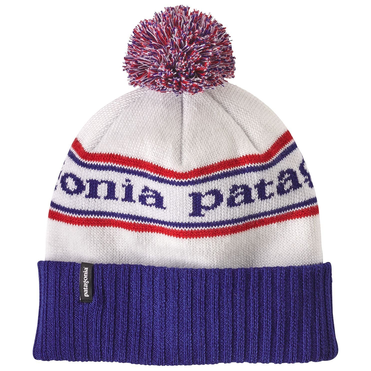 Patagonia Powder Town Beanie Park Stripe: Viking Blue Image 01