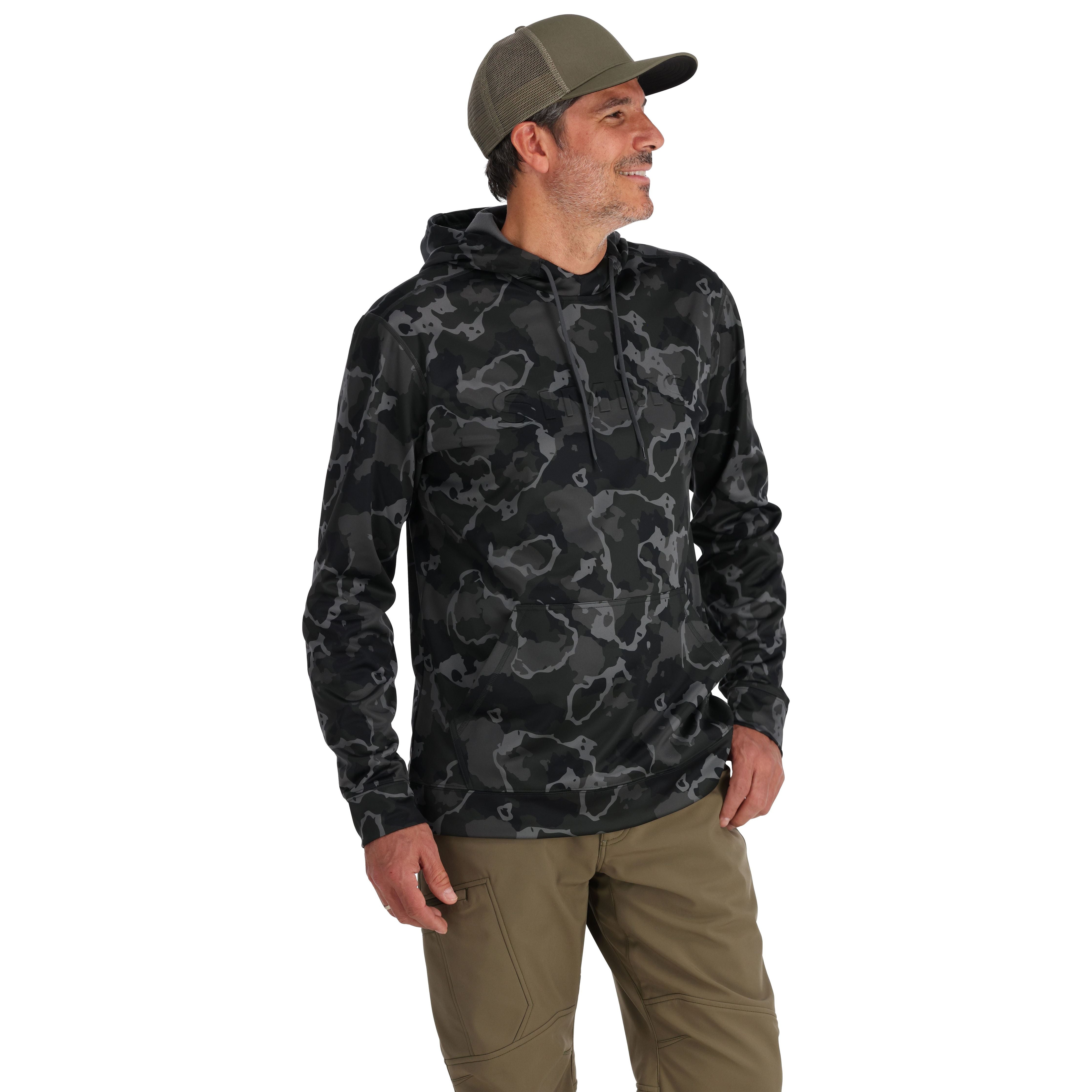 Simms Challenger Hoody Regiment Camo Carbon Image 02