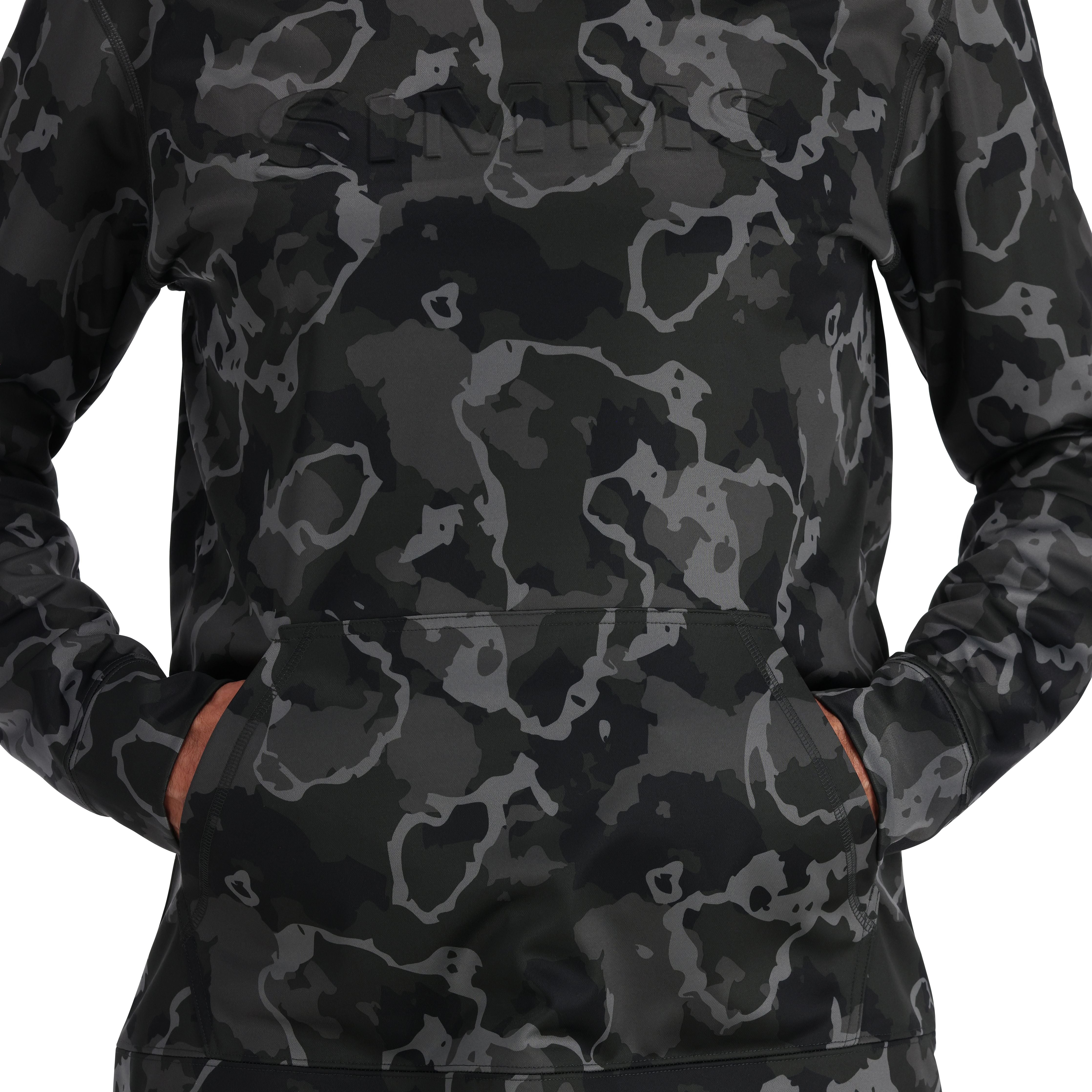 Simms Challenger Hoody Regiment Camo Carbon Image 05