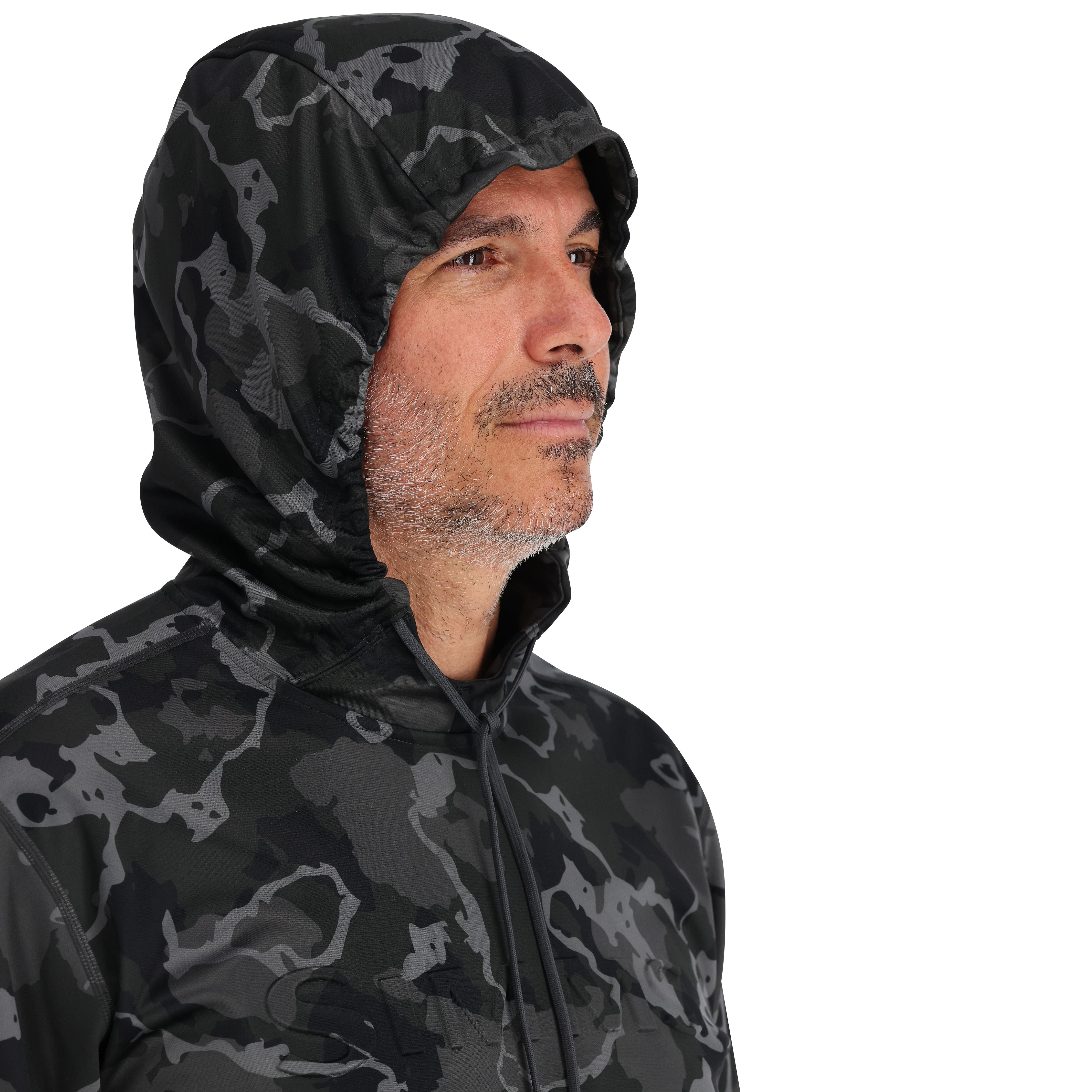 Simms Challenger Hoody Regiment Camo Carbon Image 06