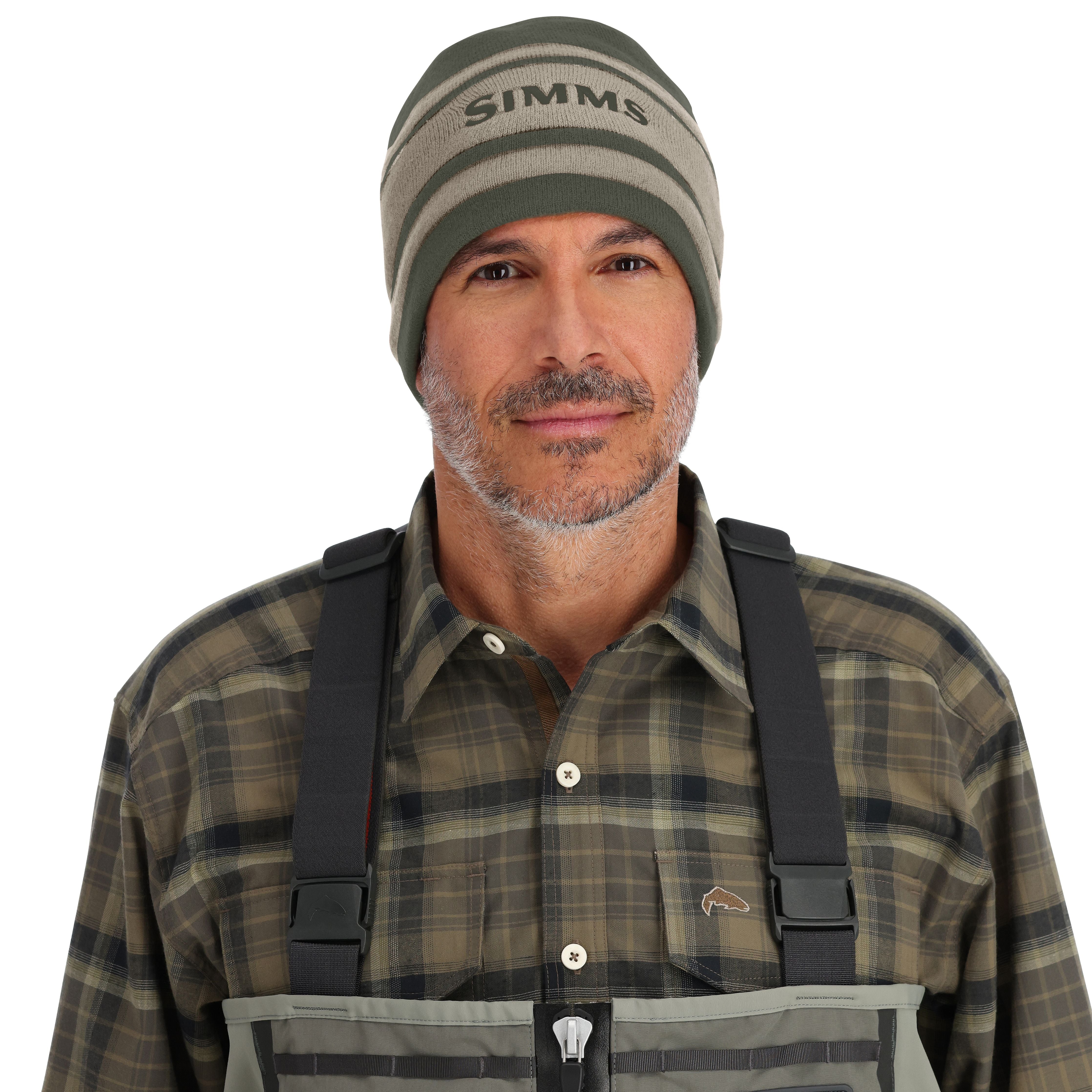 Simms Hayward Wool Beanie Dark Olive Image 03