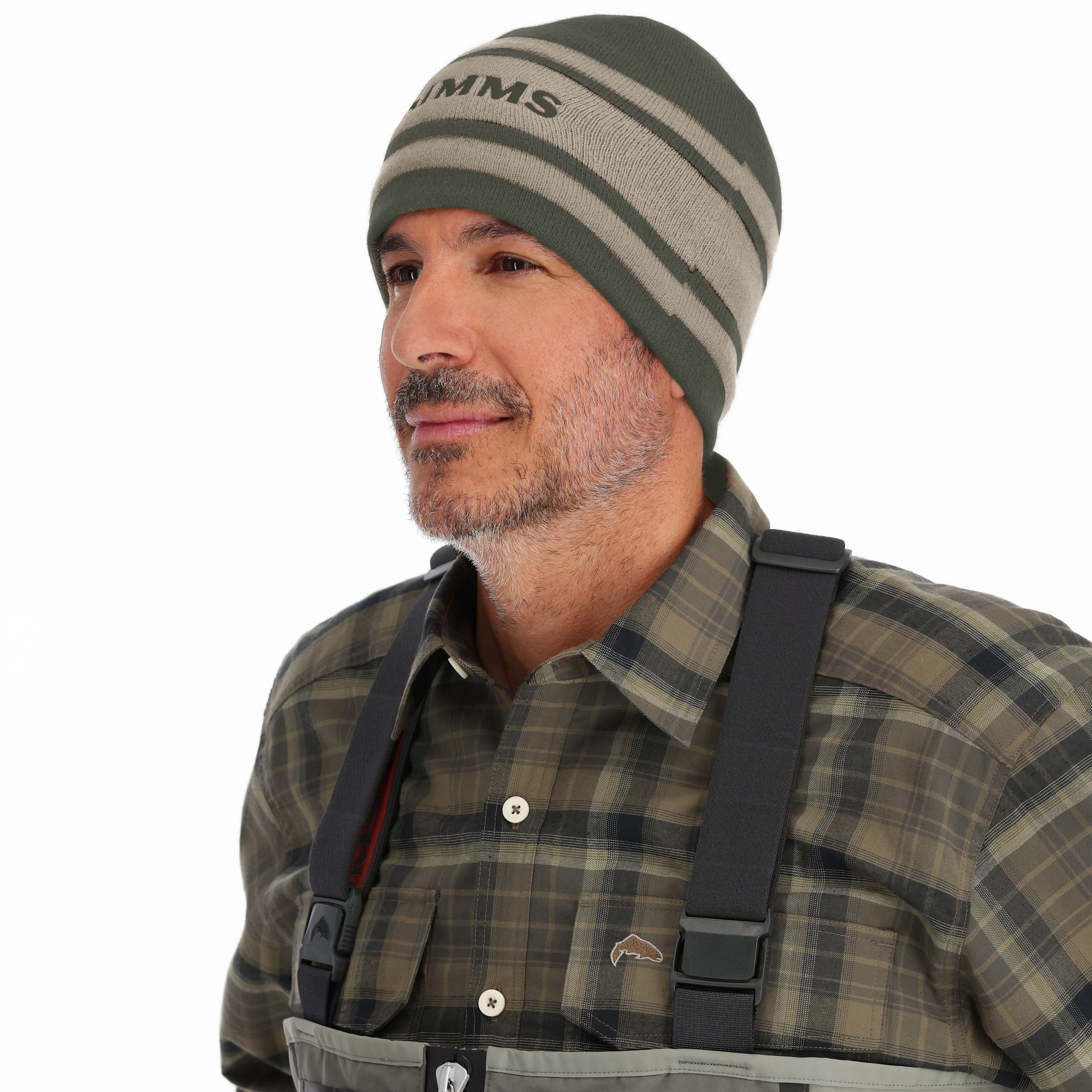 Simms Hayward Wool Beanie Dark Olive Image 04