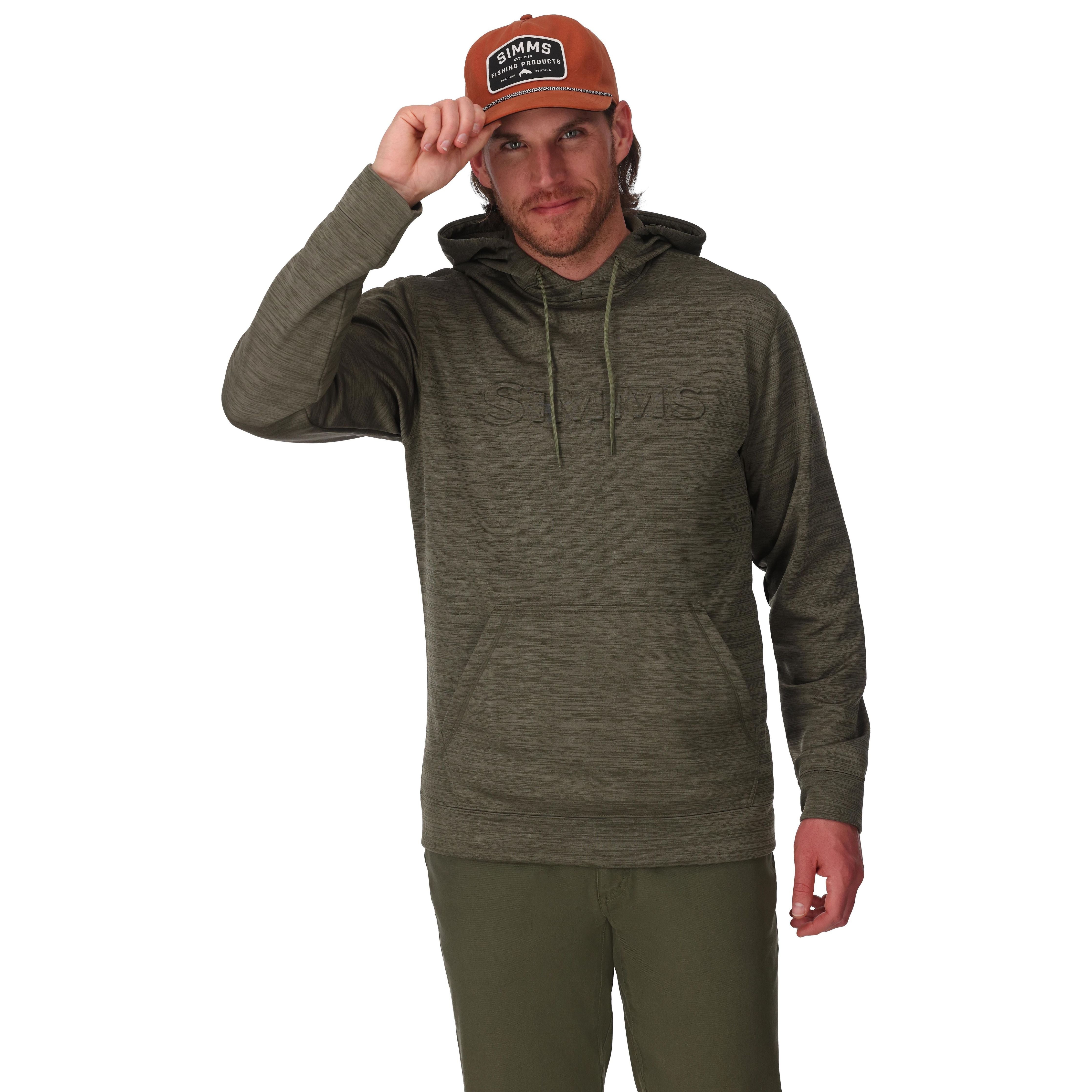 Simms Men's Challenger Hoody Loden Heather Image 02