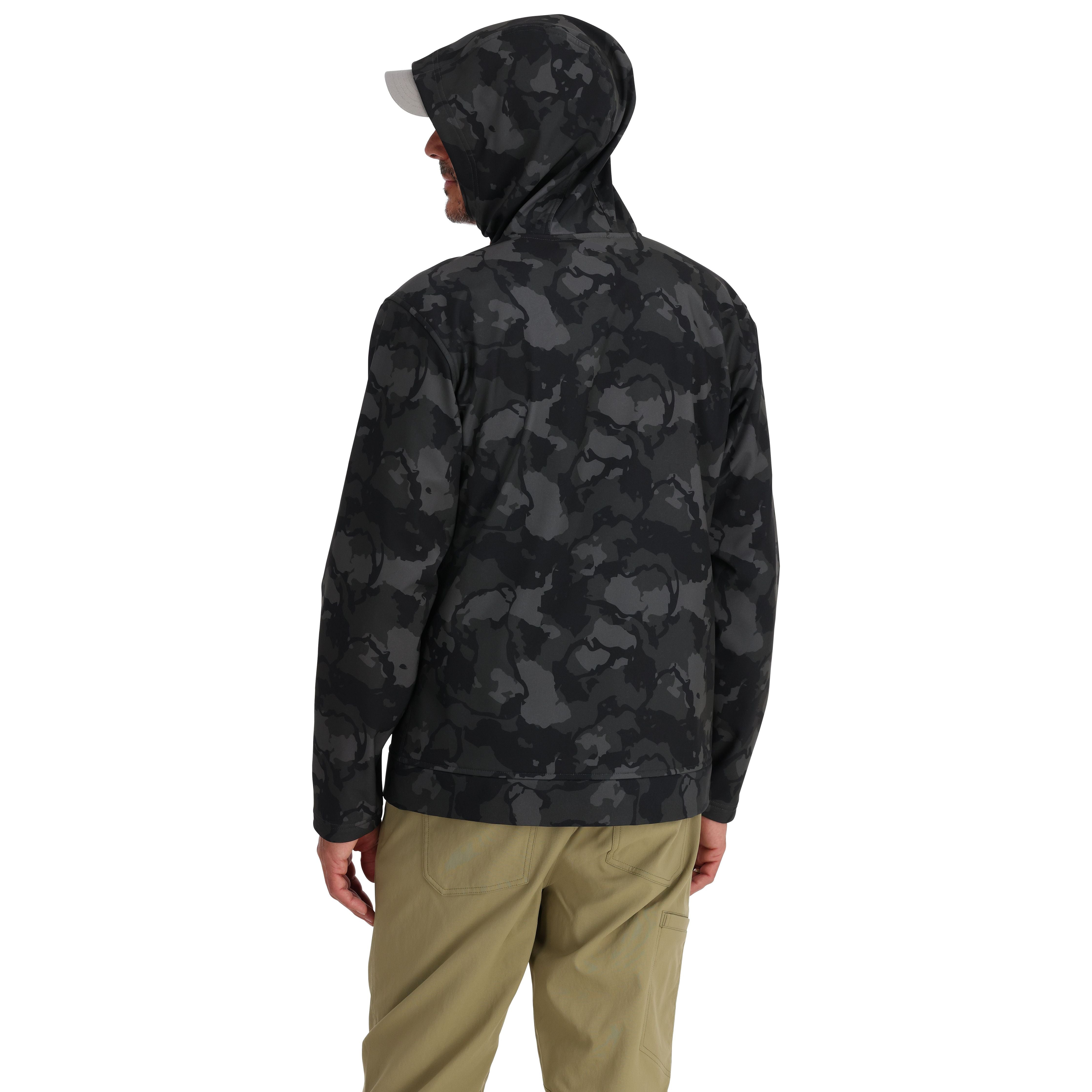 Simms Rogue Hoody Regiment Camo Carbon Image 03