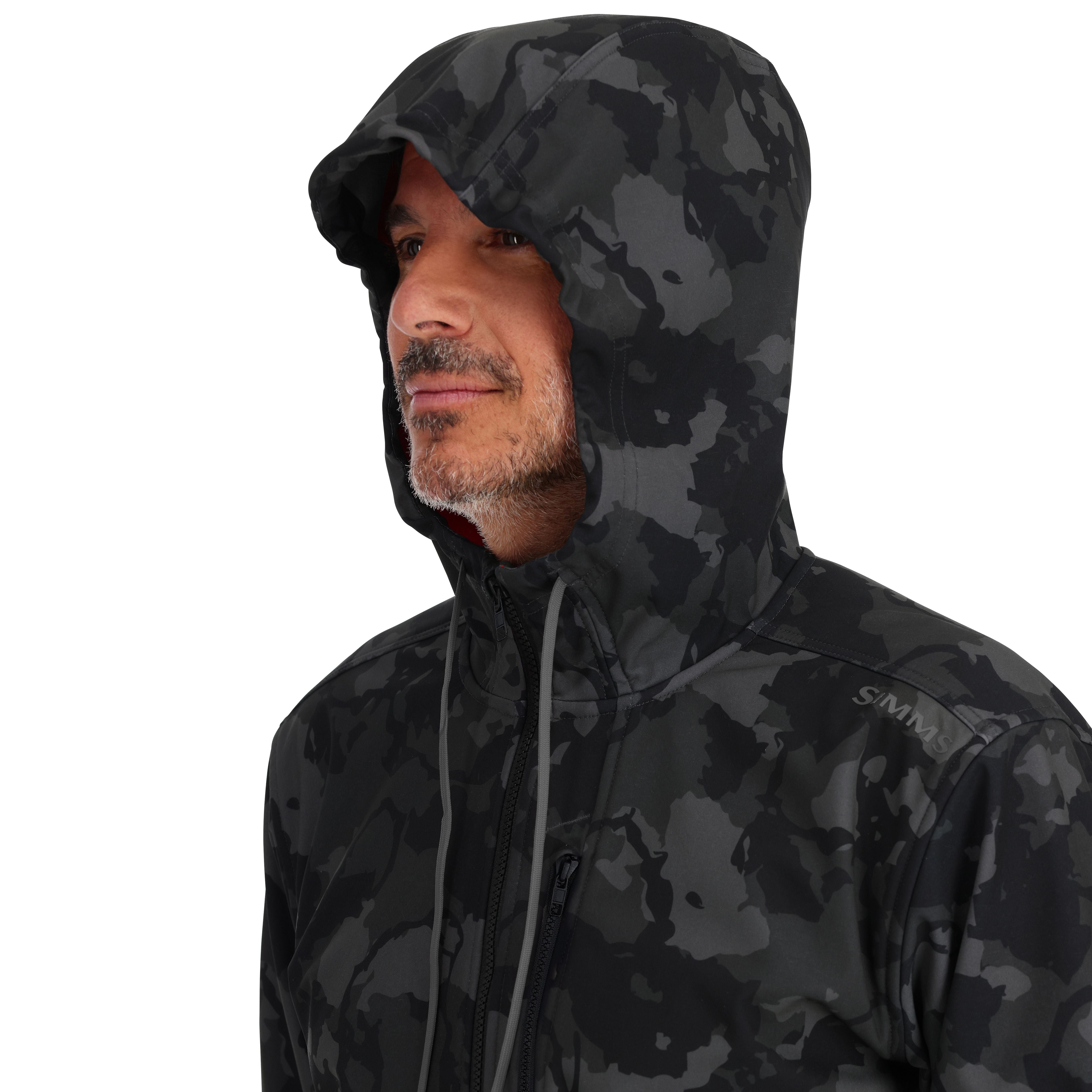 Simms Rogue Hoody Regiment Camo Carbon Image 04