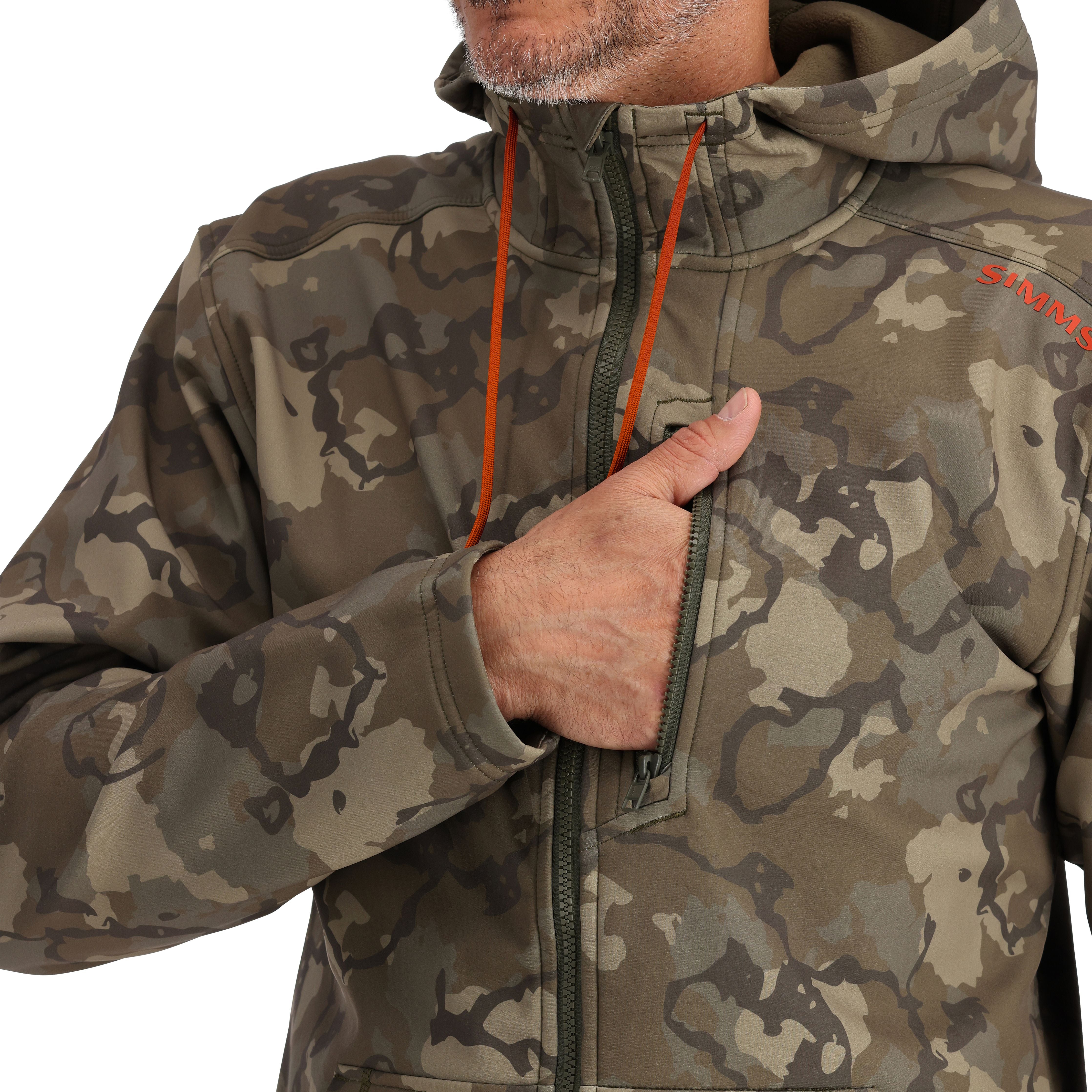 Simms Rogue Hoody Regiment Camo Olive Drab Image 05