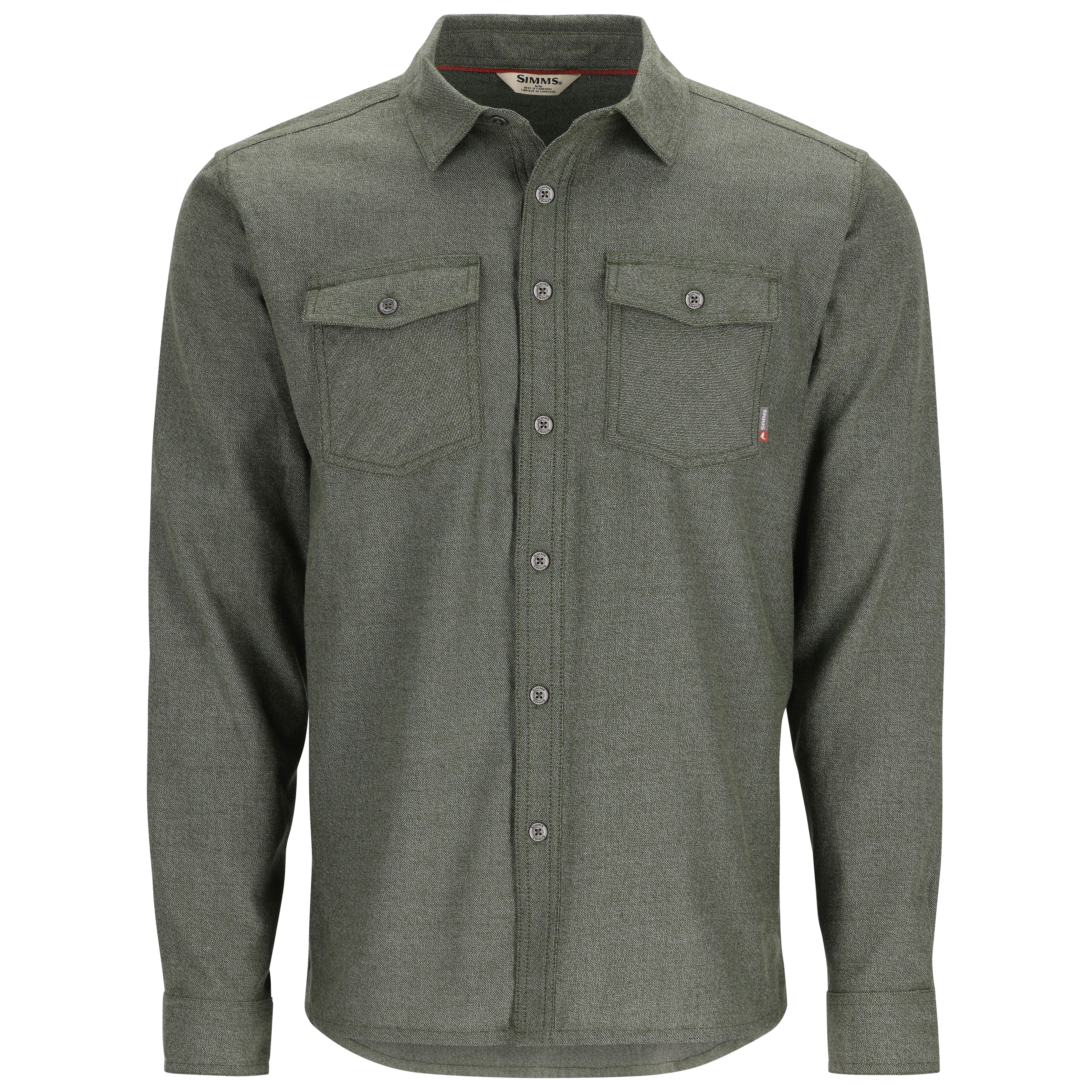 Simms Shoal Flannel Riffle Green Image 01
