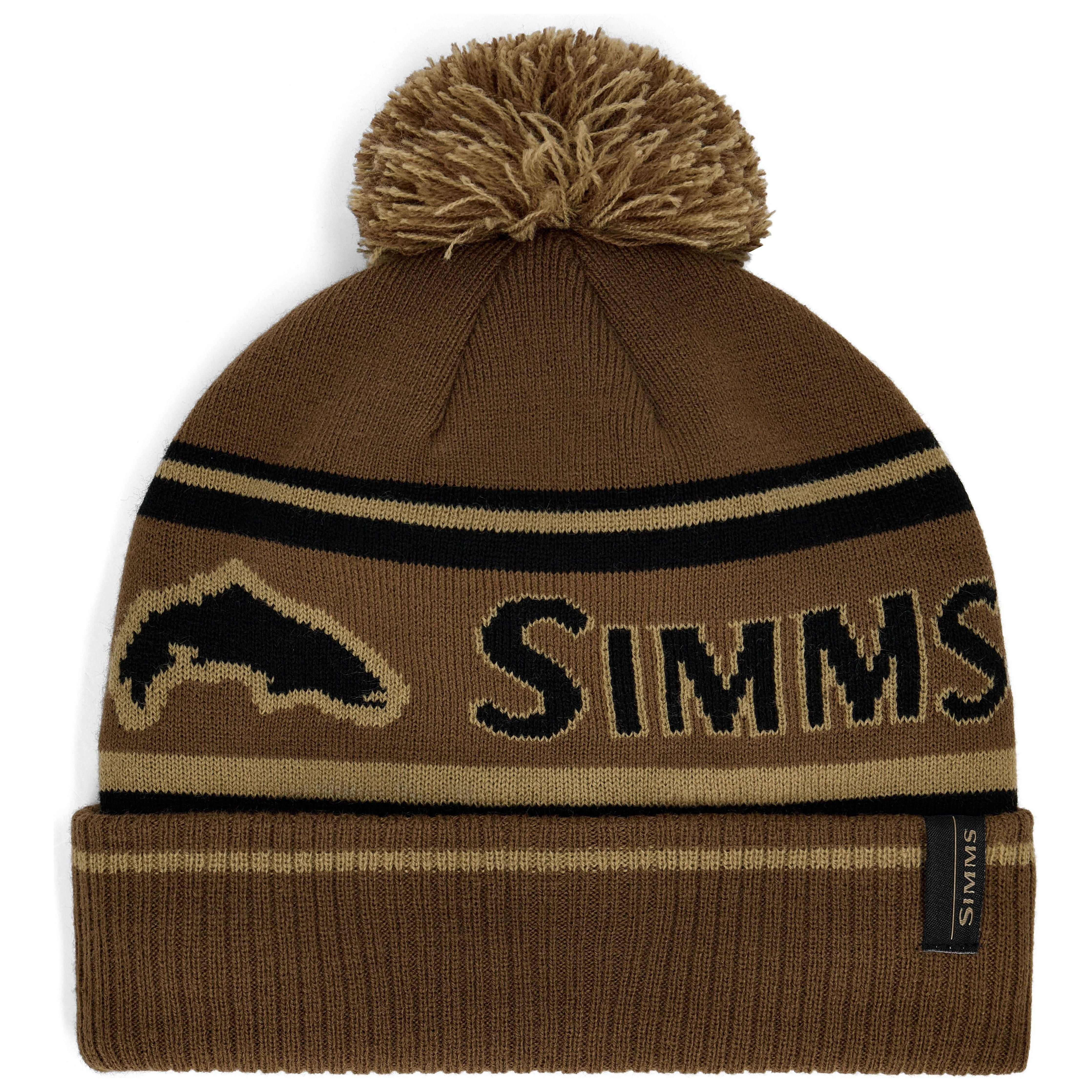 Simms Tip-Up Pom Beanie Jasper Image 01