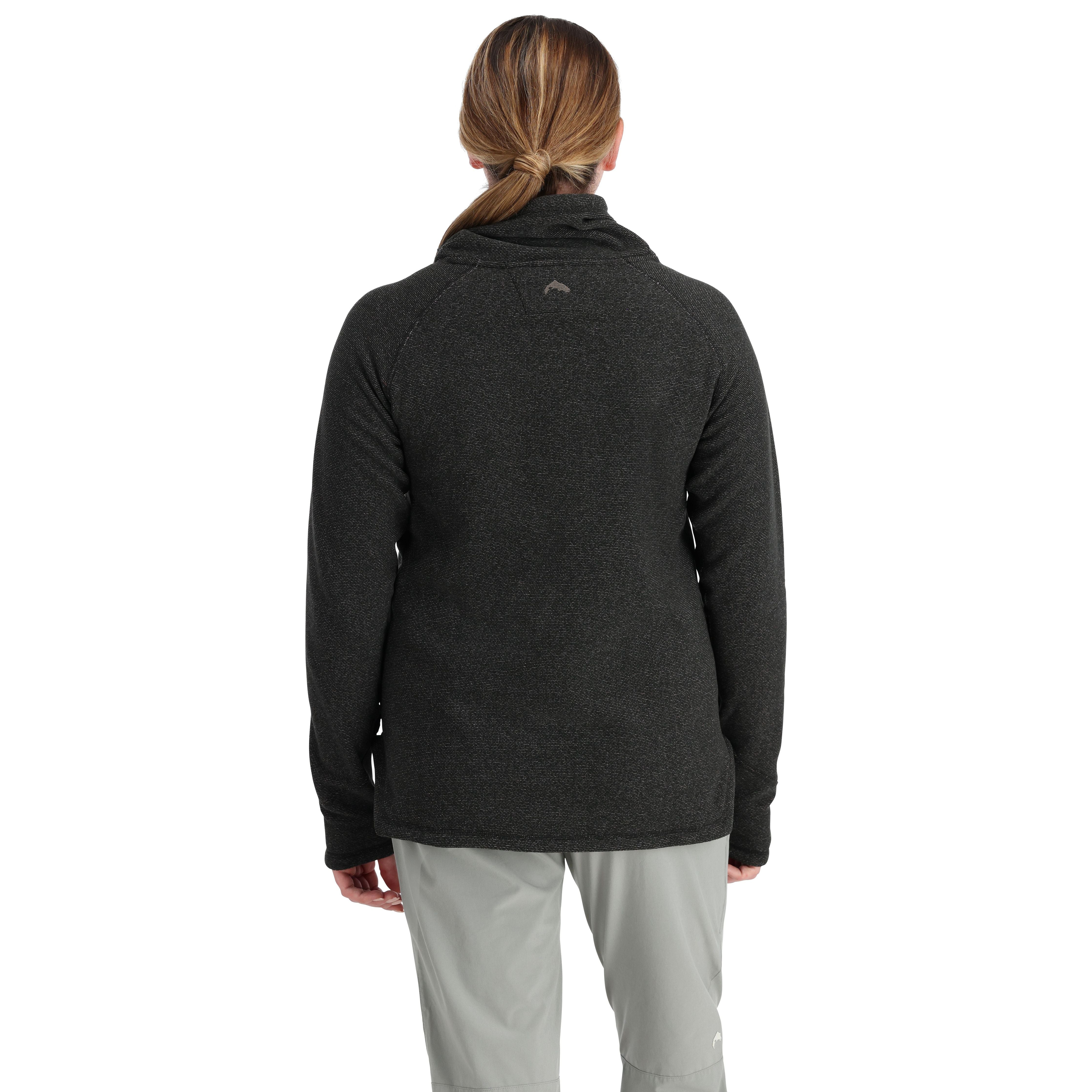Simms Women's Rivershed Sweater Black Heather Image 03
