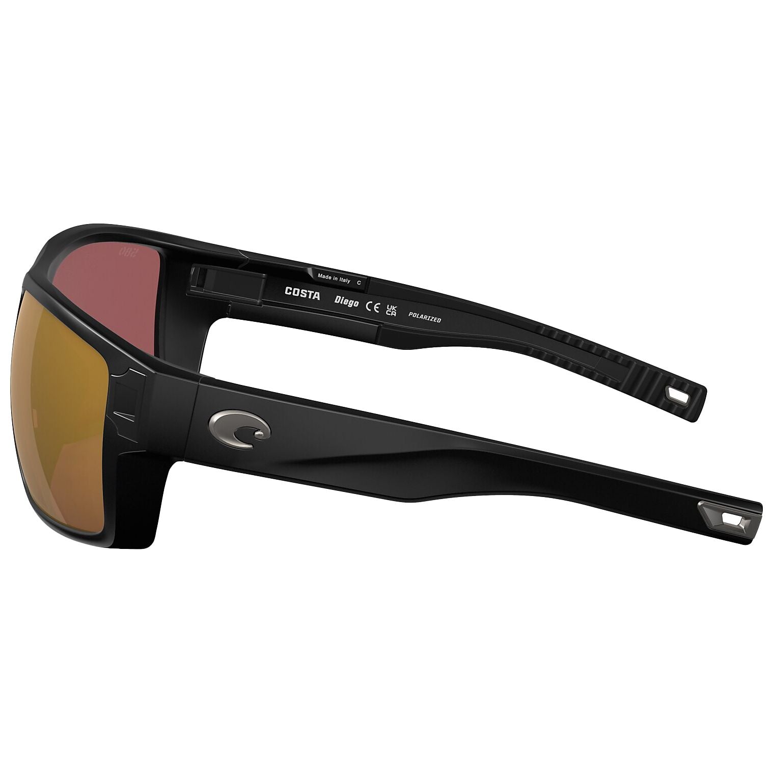 Costa Del Mar Diego Matte Black - Gold Mirror 580G Image 03