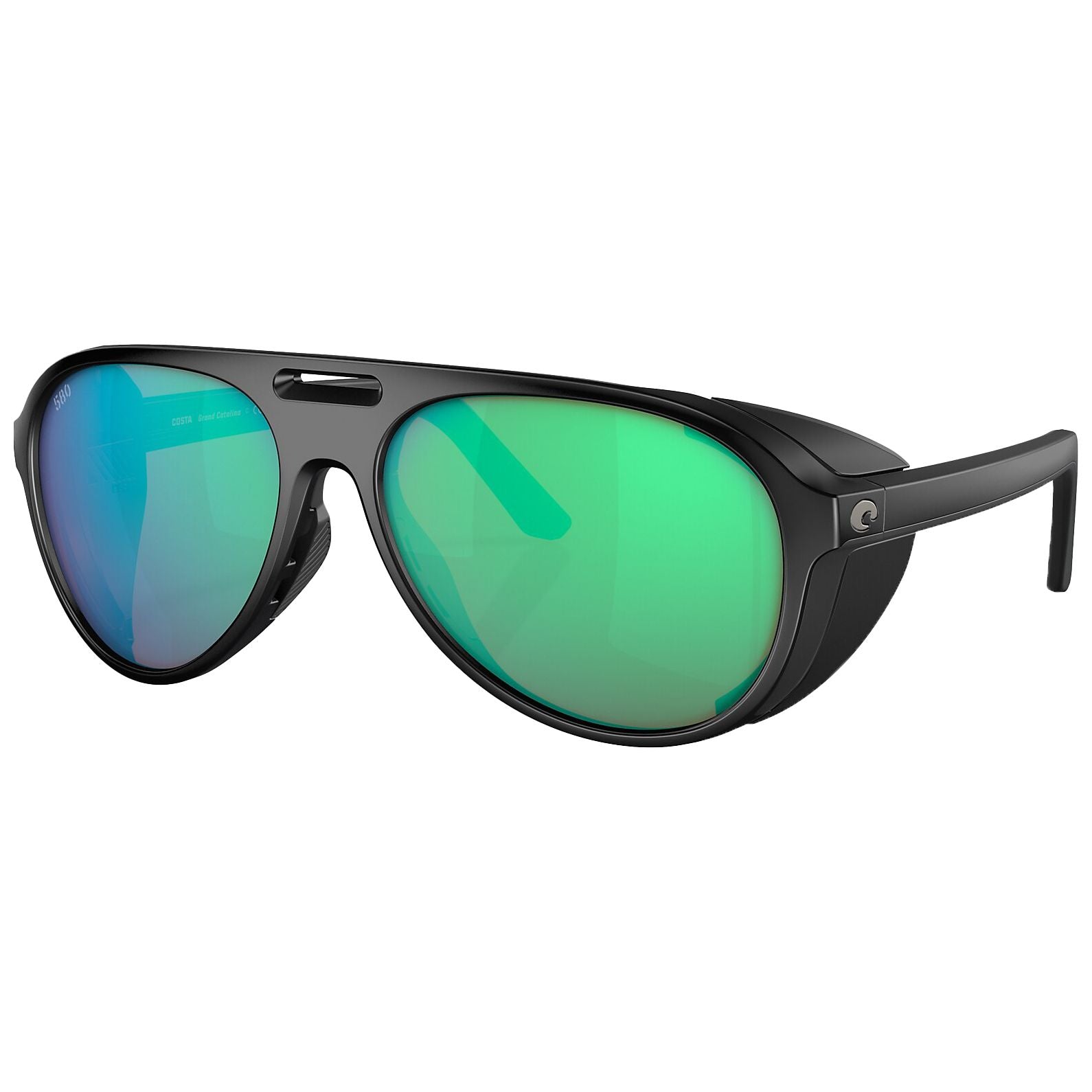 Costa Del Mar Grand Catalina Matte Black - Green Mirror 580G Image 01