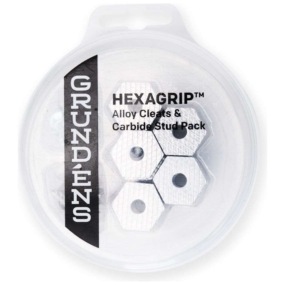 Grundens Hexagrip Cleat and Stud Puck Pack Silver Image 01