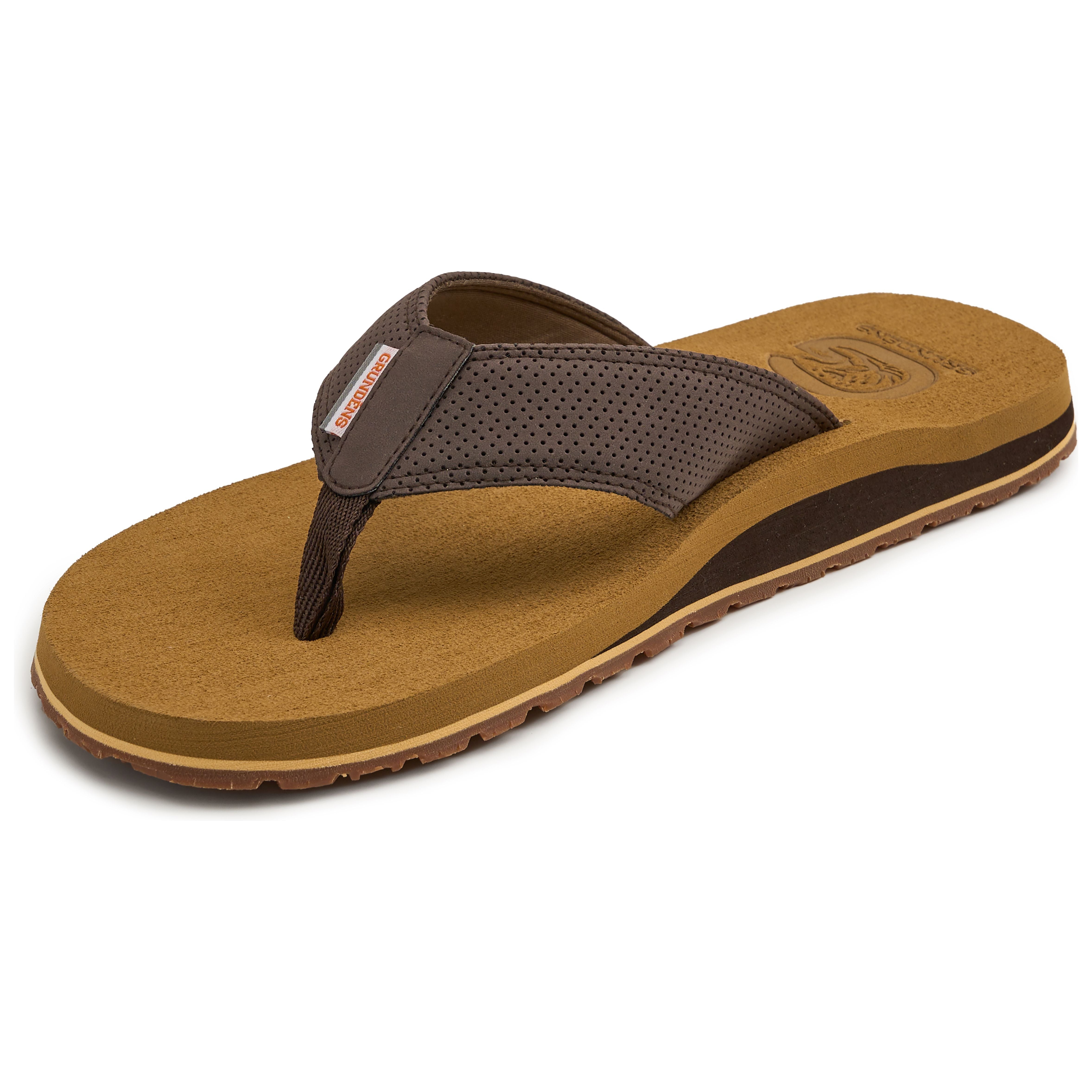 Grundens Men's Species Sandal Brown Trout Image 02