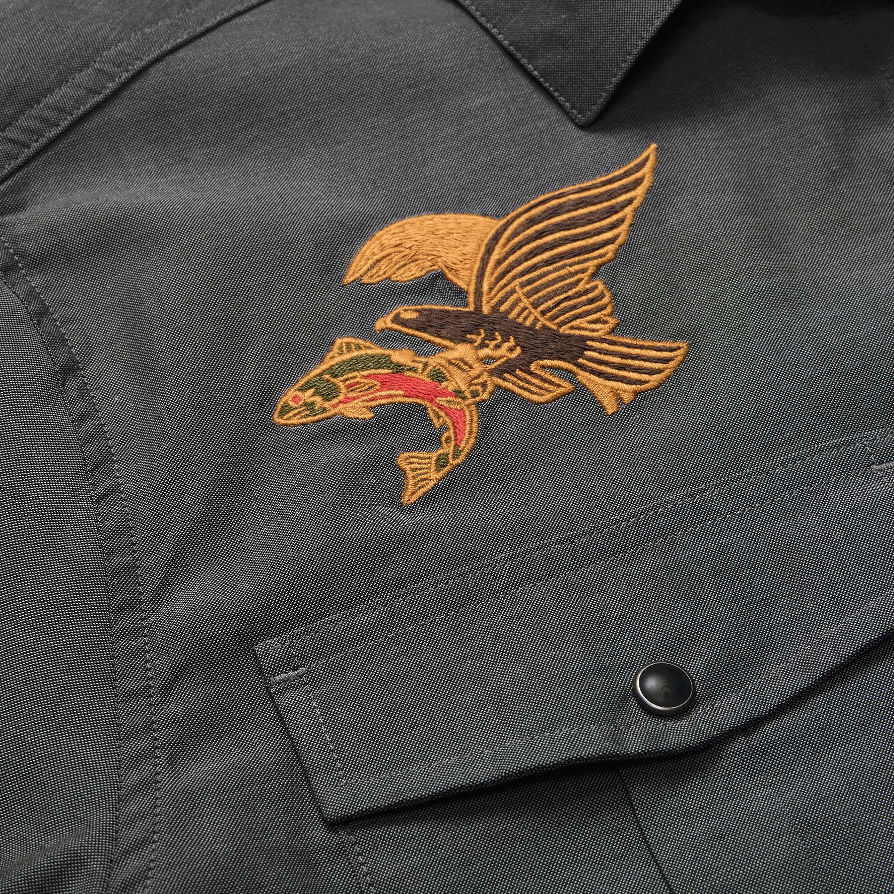 Howler Brothers Gaucho Snapshirt Osprey Prey Image 03