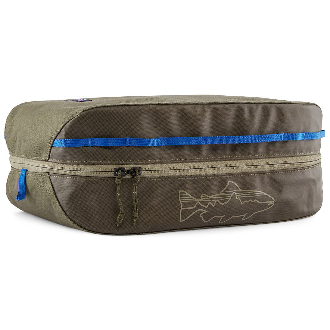 Patagonia Black Hole Cube 14L Basin Green with Fitz Trout Image 01