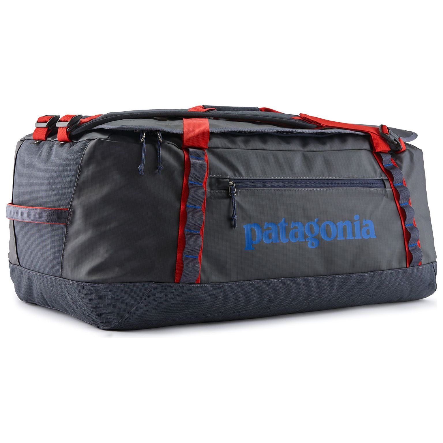 Patagonia Black Hole Duffel 70L Smolder Blue with Amanita Red