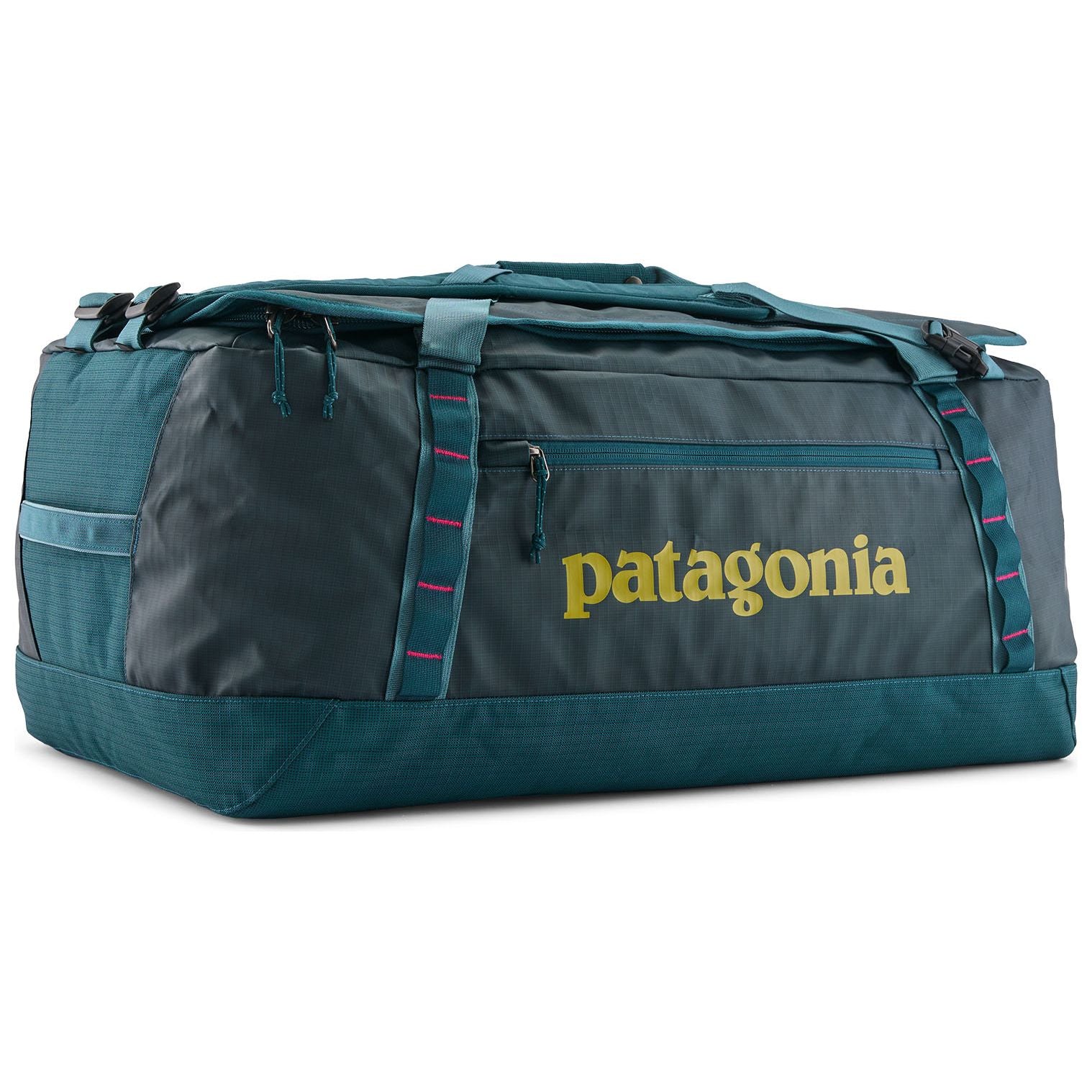Patagonia Black Hole Duffel 70L Tidal Teal with Luminous Pink 01.jpg
