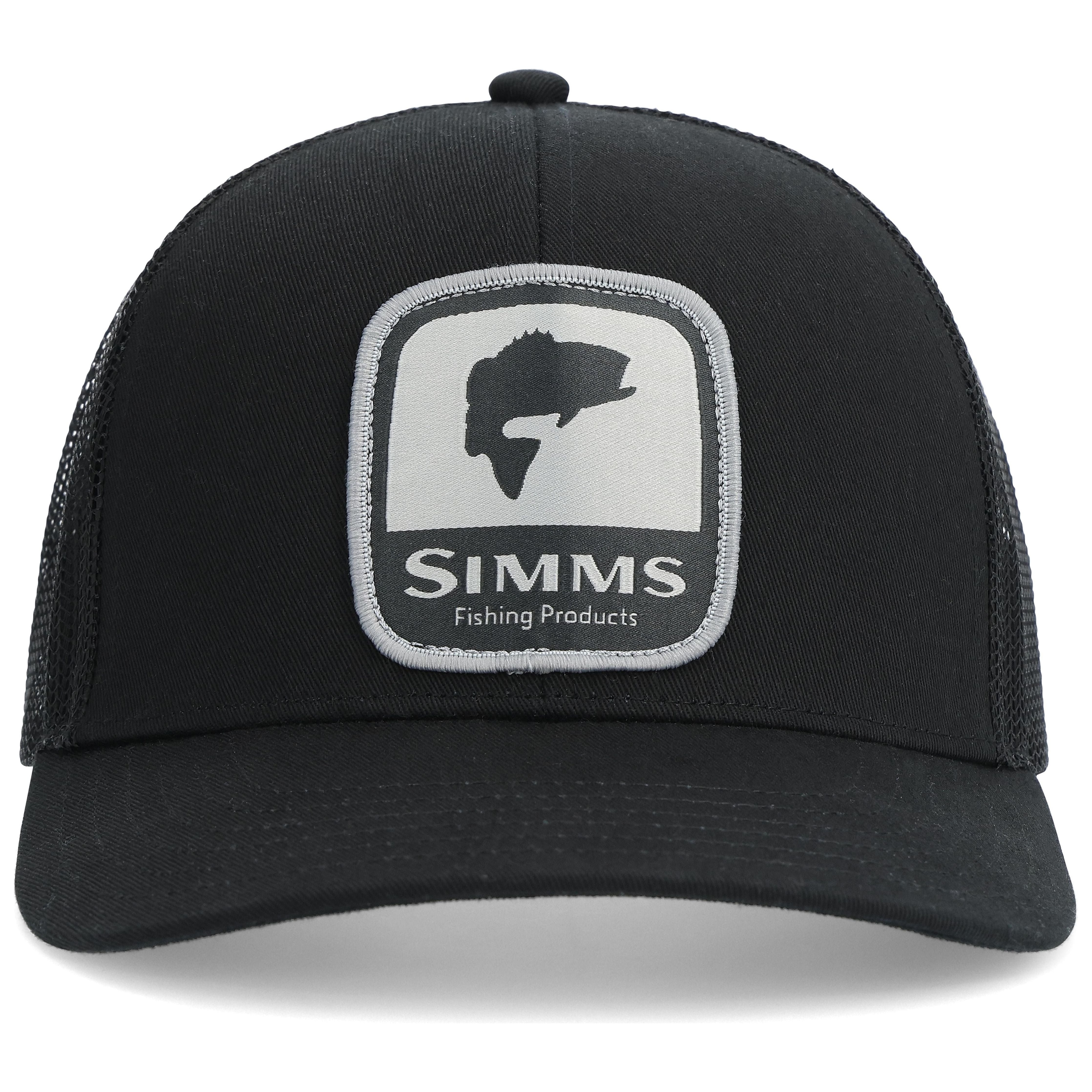 Simms Double Haul Icon Trucker Bass Black Image 01